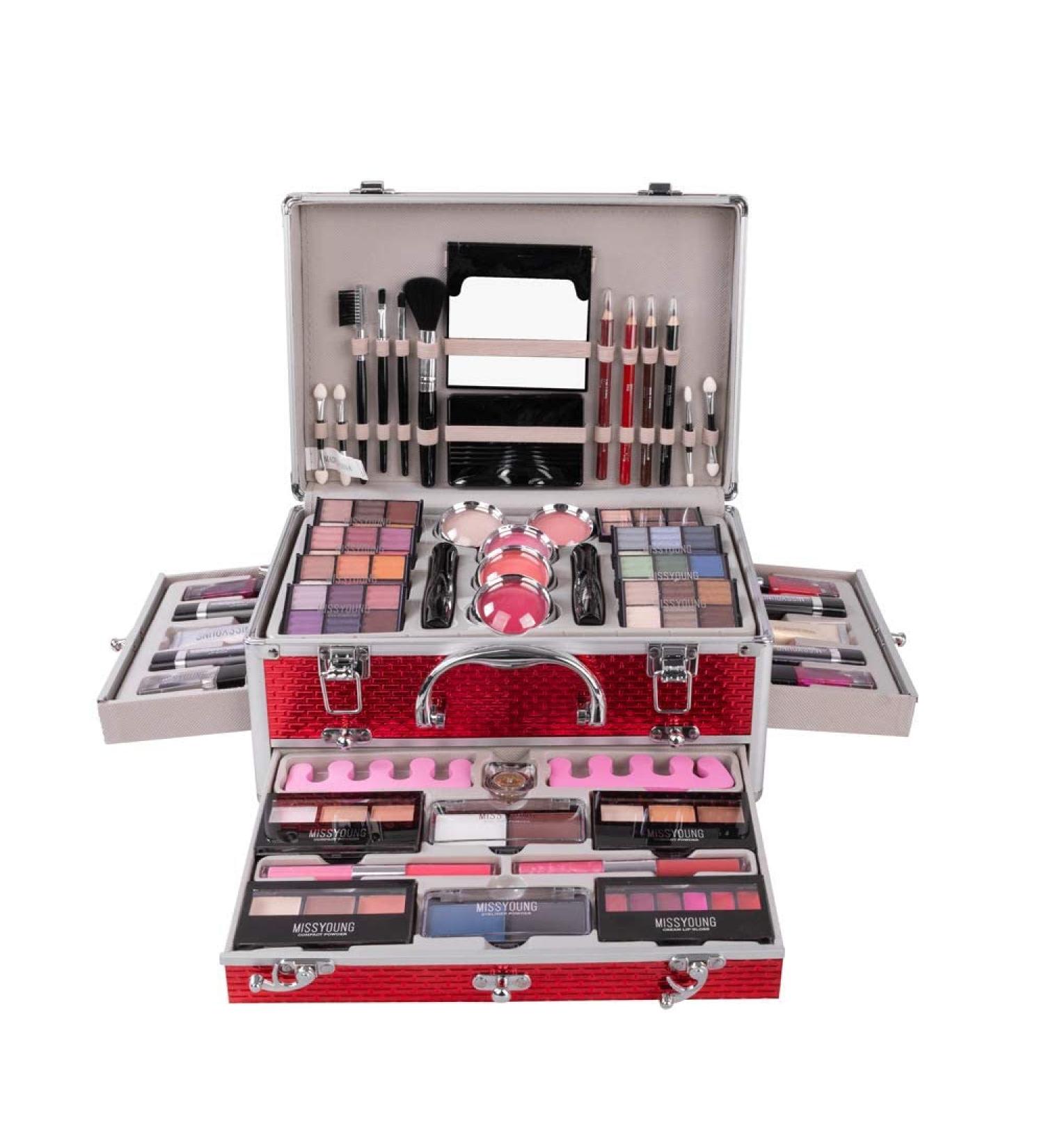 FantasyDay All-in-one Makeup Set Gift Surprise | Full Makeup Kit for Women Multipurpose Essential Starter Bundle Include Eyeshadow Palette Lipstick Blush Concealer Face Powder Eyeliner Mascara Brush - Buy Online on SooperMarket.com