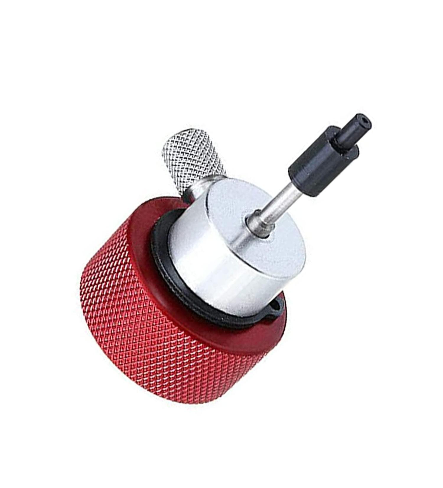 ARusyna Airsoft Propane Filling Adapter Green Gas Tank Connector Valve with Silicone Oil Port Gas Adapter RED