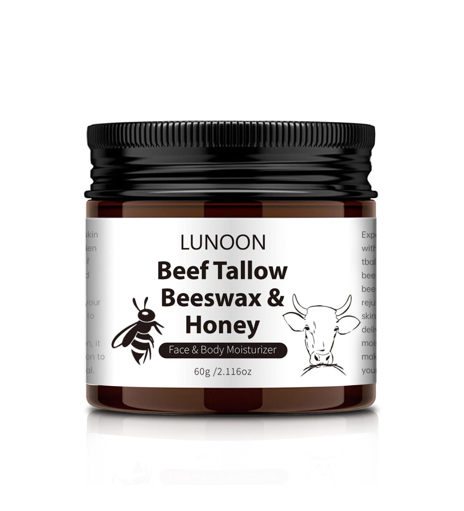 Face Repair & Body Moisturizer Cream - Beef Tallow Beeswax & Honey for Dry Skin Repair | Firming & Even Skin | 2.11 Oz - Buy Online on SooperMarket.com