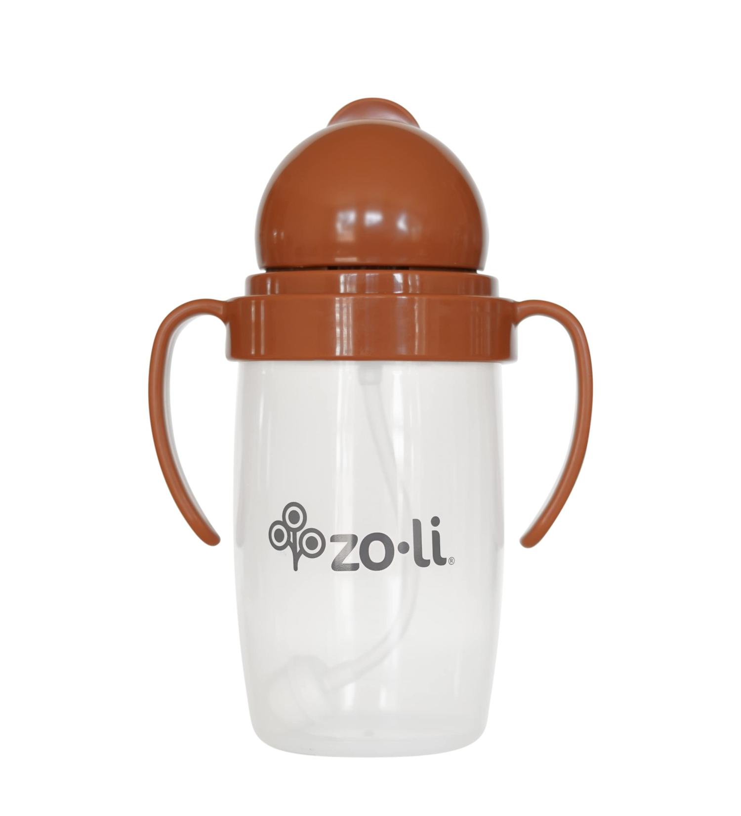 ZoLi BOT 2.0 Weighted Straw Sippy Cup | Copper Rust/Burnt Orange | Toddler Training Cup - Buy Online on SooperMarket.com