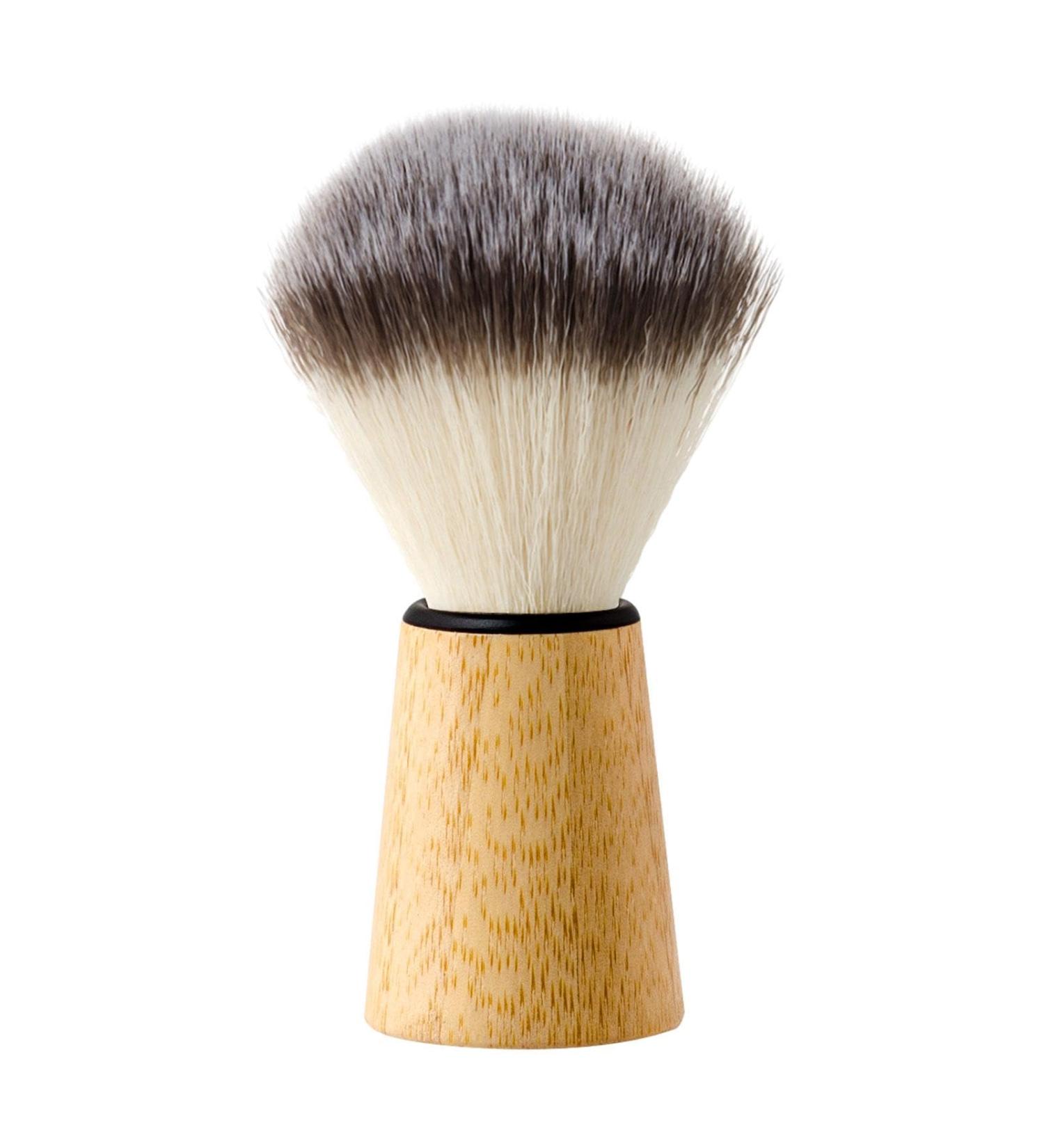 Magideal Men's Shaving Brush - Wooden Handle Nylon Bristles for Foam & Facial Cleaning | Ideal Gift for Home & Travel - Buy Online on SooperMarket.com