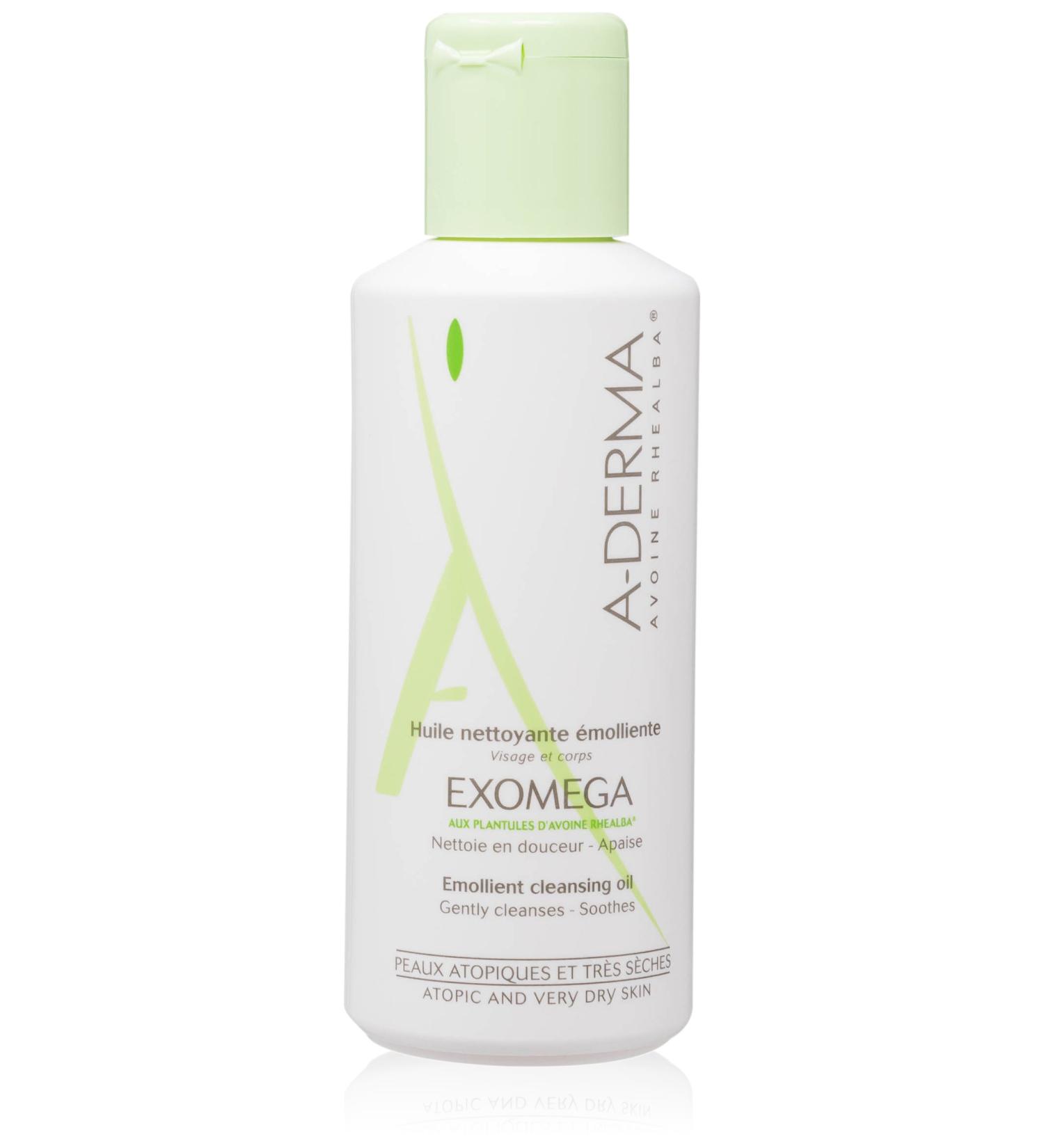 Aderma Exomega Shower Oil 200ml with Oat - Soothing & Hydrating | International Shipping Available - Buy Online on SooperMarket.com