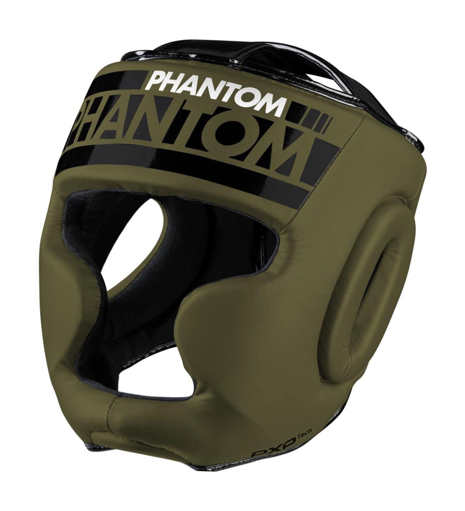 Phantom Head Guard APEX | Ultimate Boxing & MMA Protection | Unisex Full Face for Muay Thai & Fighting | Army Style - Buy Online on SooperMarket.com