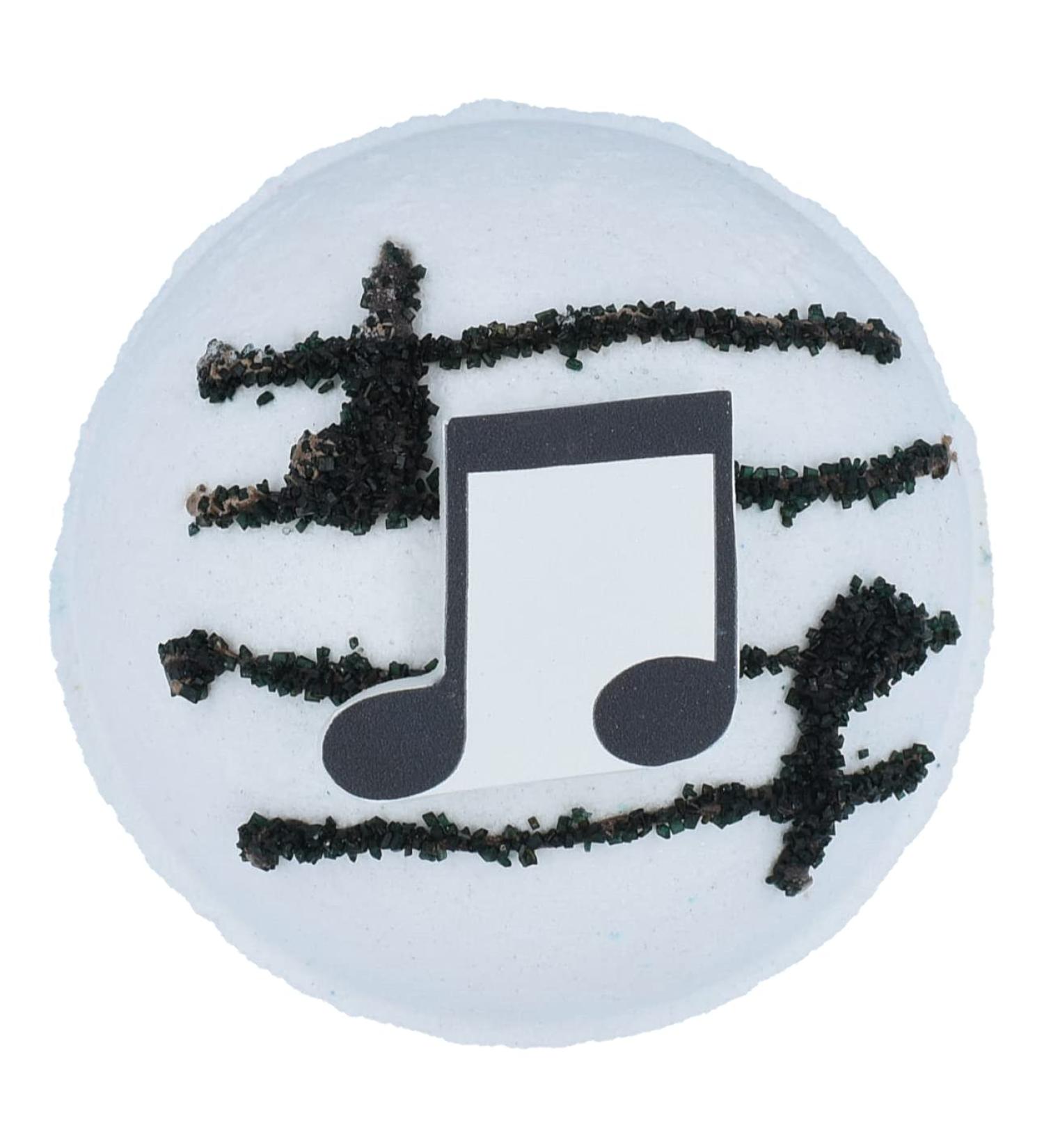 Bomb Cosmetics All That Jazz Music Bath Bomb with Geranium and Lime Essential Oils - Handmade, Cruelty-Free 160g - Buy Online on SooperMarket.com