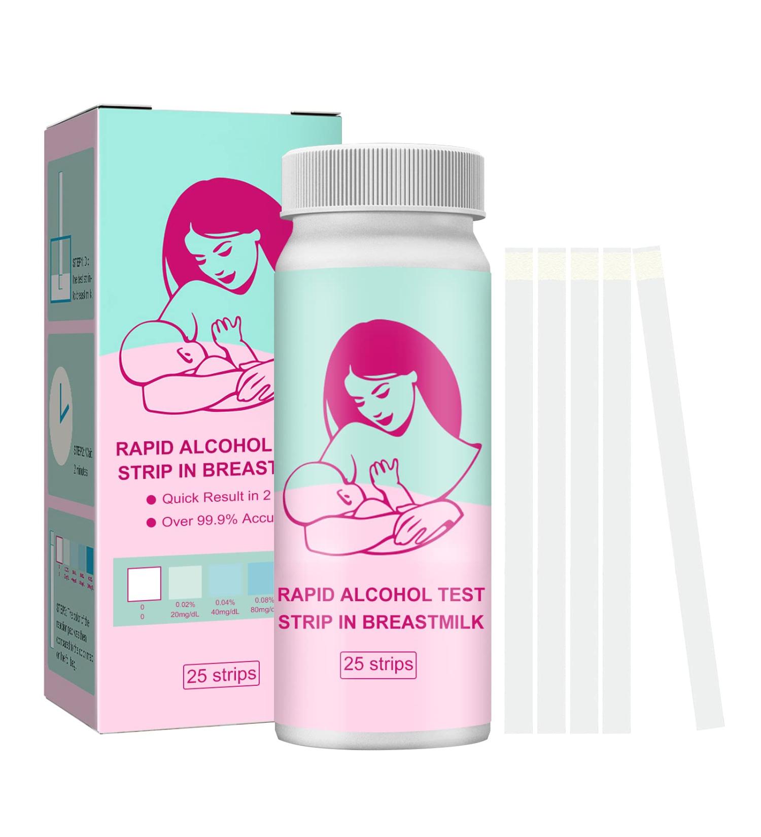 Breastmilk Test Strips - Quick & Precise Home Test for Breastfeeding Moms - 25 PCS - Buy Online on SooperMarket.com