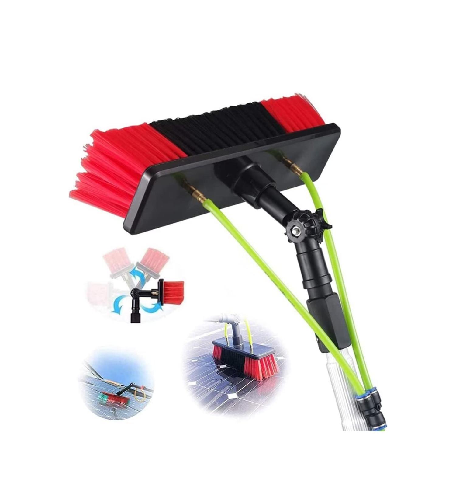 5-12m Extension Pole Window Washer Combo Telescopic Pole for Window Cleaning Extension Pole for Cleaning Windows(30cm Brush 10m pole) 55cm Brush Head 6M/21FT - Buy Online on SooperMarket.com