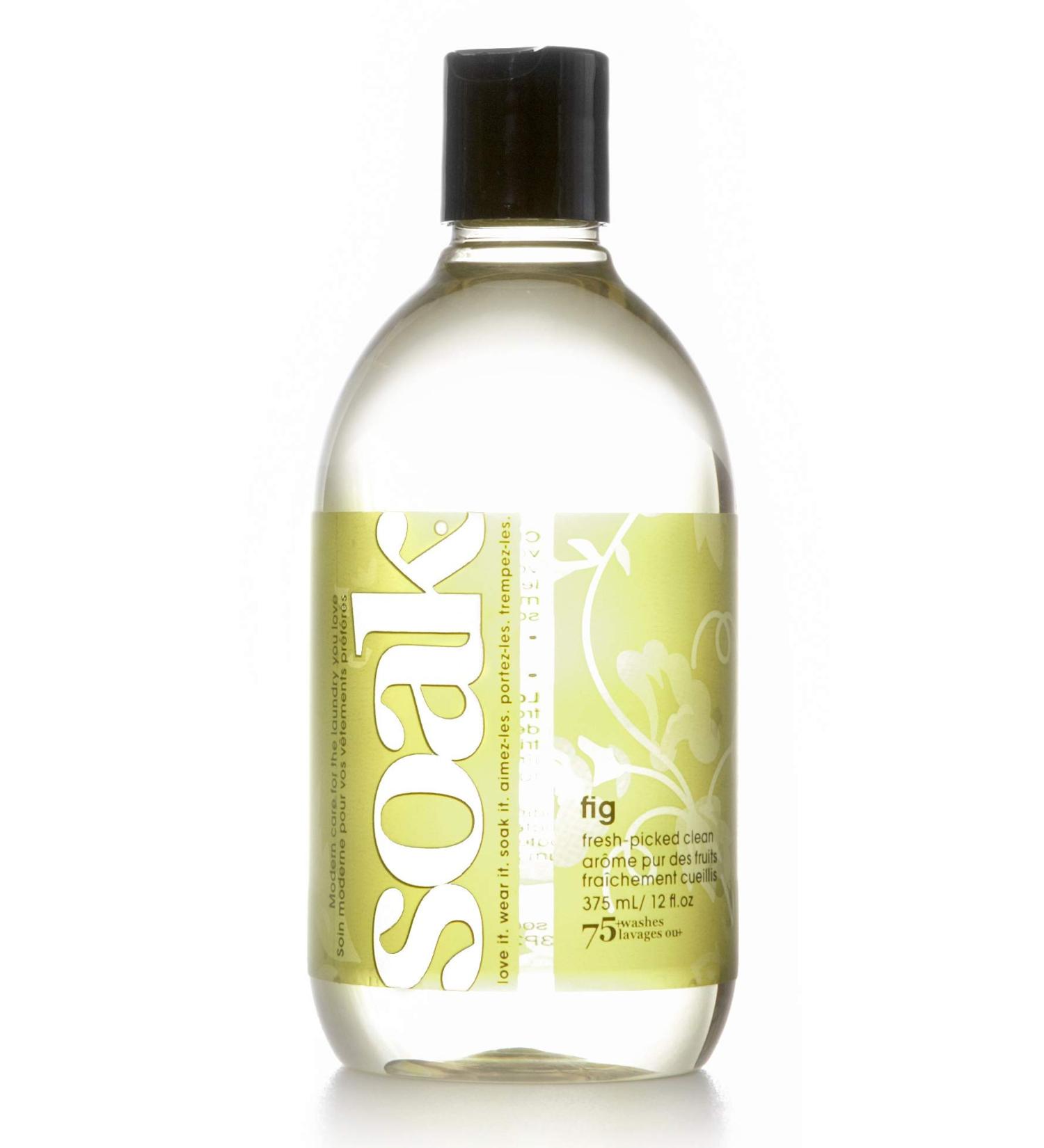 Soak Wash 375ml/12oz Full Size - Fig Scented Laundry Detergent - Buy Online on SooperMarket.com