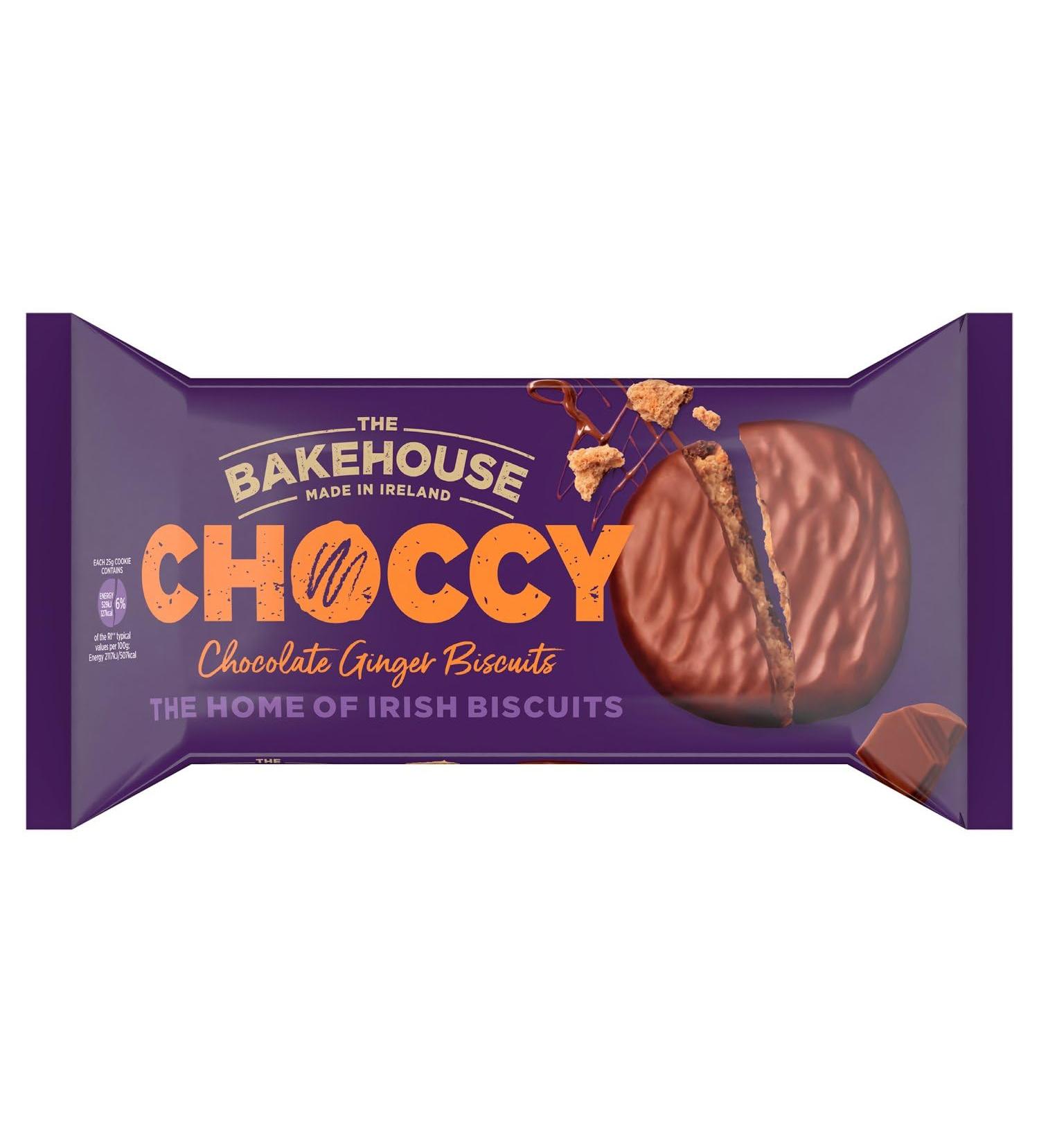 The Bakehouse Choccy Chocolate Ginger Biscuits 200g