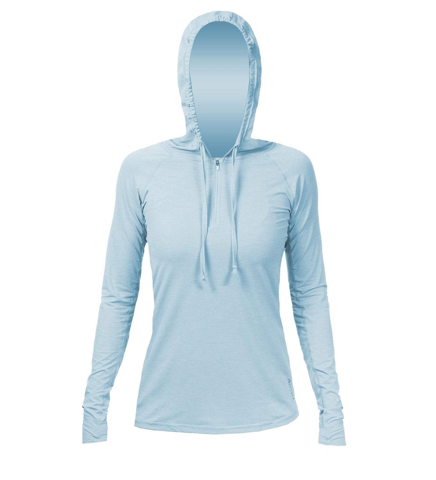Anetik Women's Flight Tech Hoody - Large Sky Heathered | Wsflth8 - Buy Online on SooperMarket.com
