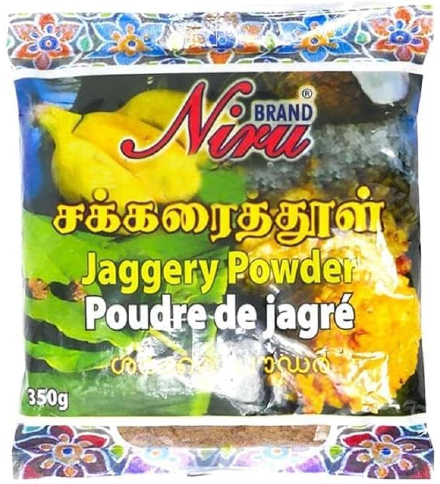 Niru Jaggery Brown Powder | 350G | Natural Sweetener | No Preservatives Added | Jaggery Powder | Hand Crushed Gur Powder | Gluten Free | Indian Origin | Each 350G | Pack of 2 - Buy Online on SooperMarket.com