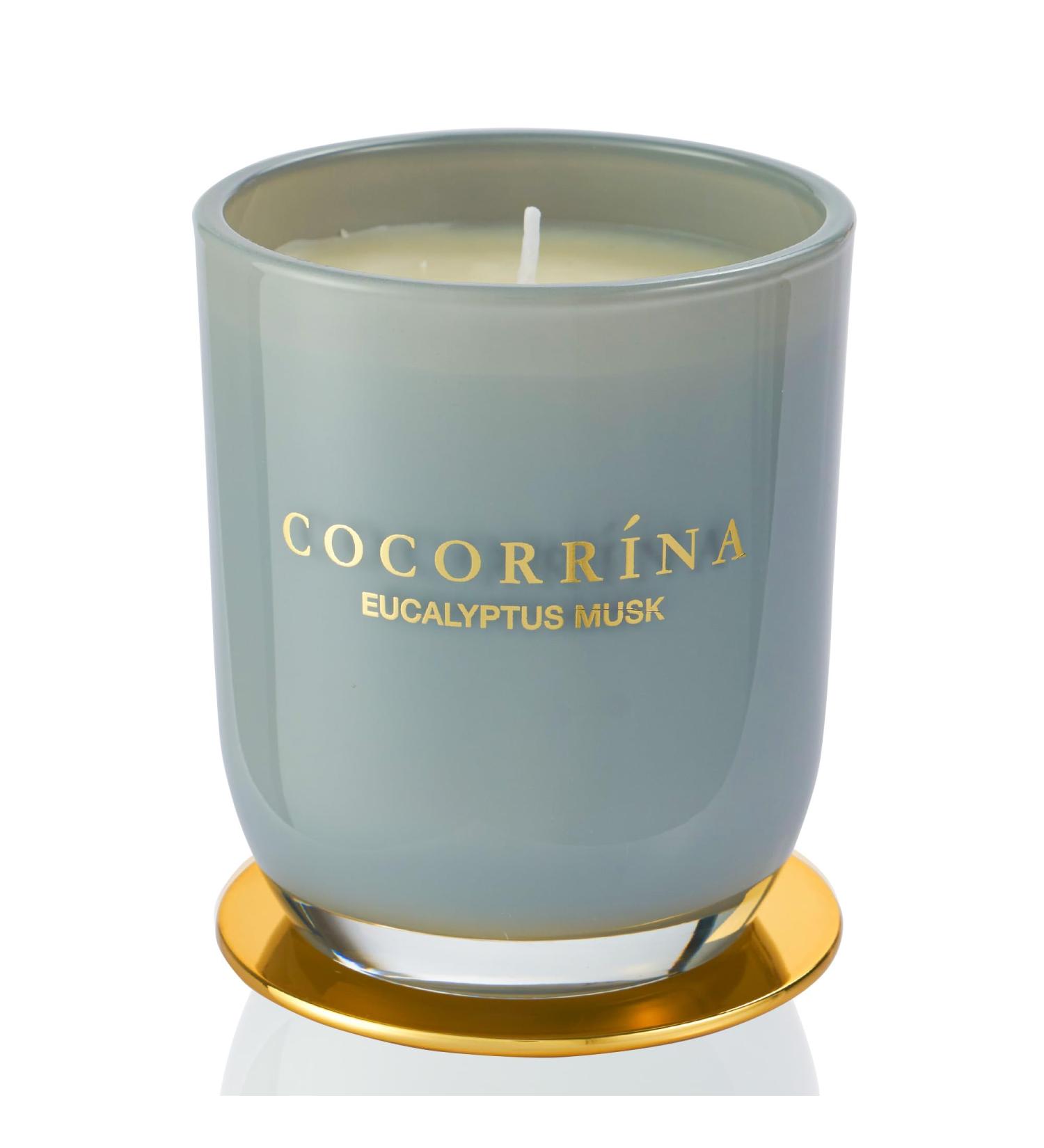 Cocorr na Eucalyptus Musk Candle - 180g Natural Soy Wax 22 Hours Burn Time | Perfect Christmas Gift - Buy Online on SooperMarket.com