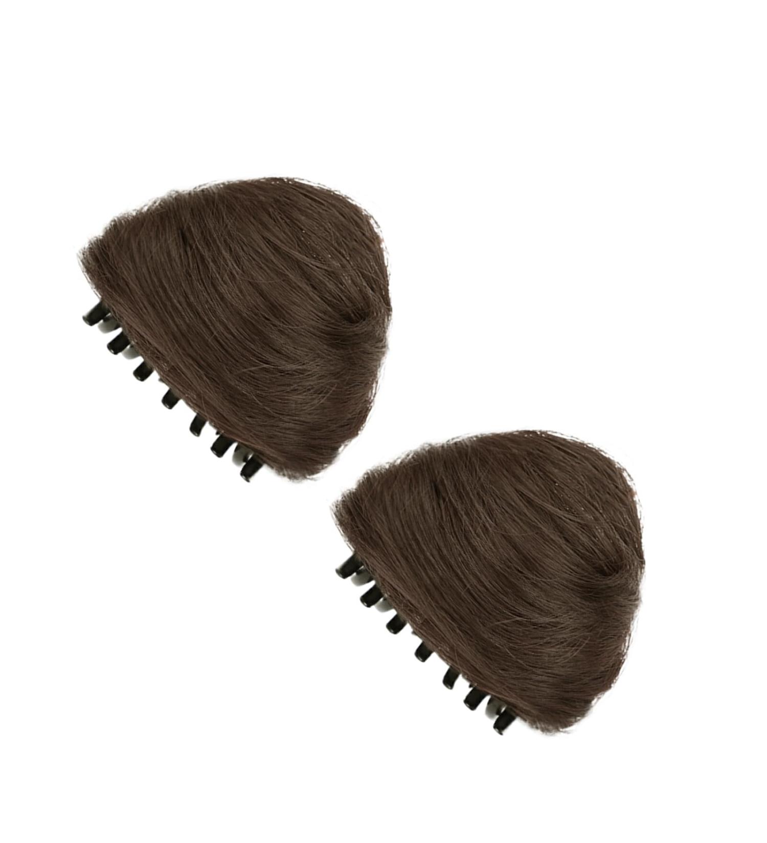BEALIFE Exquisite Workmanship Cat Ear Claw Clip Hair Extension Increase Hair Volume Fluffy Cow Horn High Temperature Fiber Dark Brown - Buy Online on SooperMarket.com
