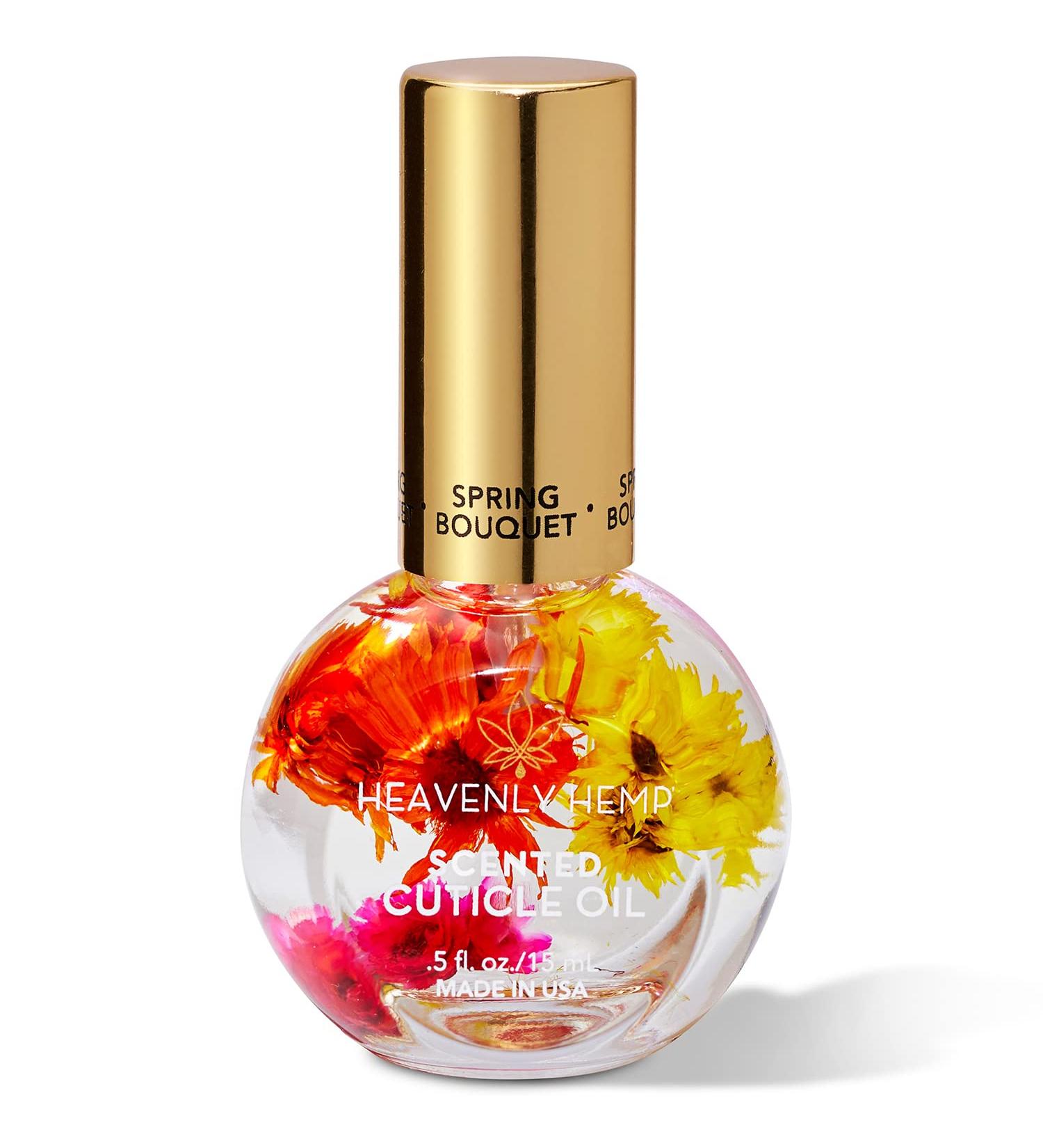Blossom Heavenly Hemp Spring Bouquet Cuticle Oil - 0.42 fl oz - Moisturizing, Strengthening, Made in USA - Buy Online on SooperMarket.com