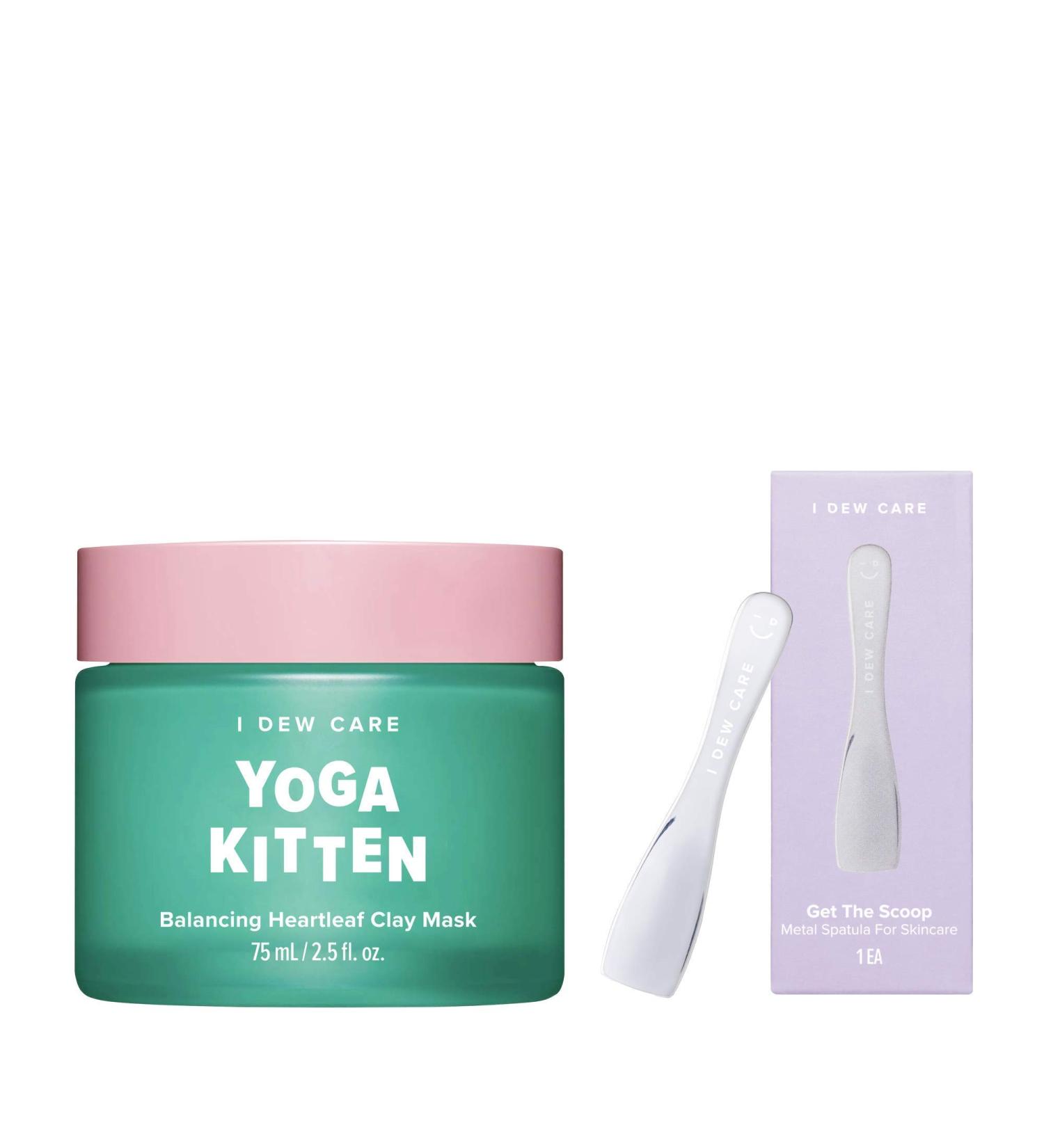 I Dew Care Yoga Kitten Heartleaf Clay Mask - Balancing Skincare 2.53 fl oz - Buy Online on SooperMarket.com