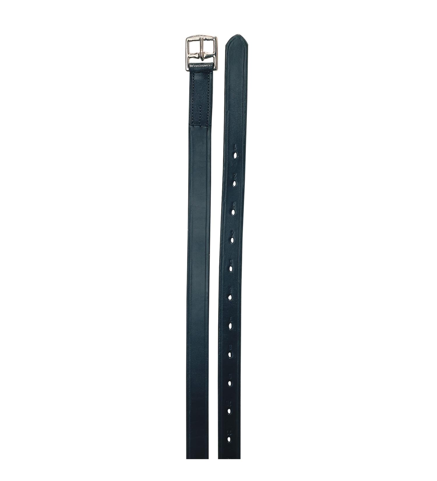 Busse stirrup leathers Grande black fitting: stainless steel length 155 cm