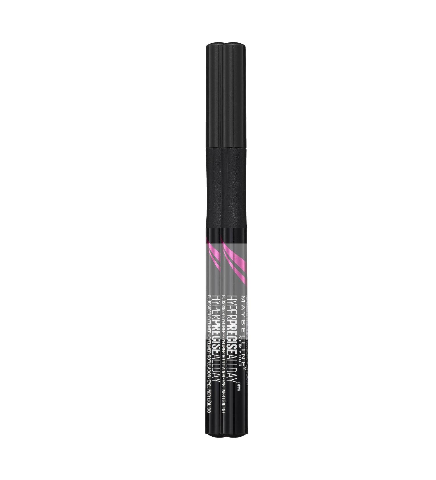 Buy Maybelline New York Eyeliner Hyper Precise Allday Liner - Smudge-Proof & Waterproof (No. 700 Black Twin Pack) | International Shipping Available - Buy Online on SooperMarket.com