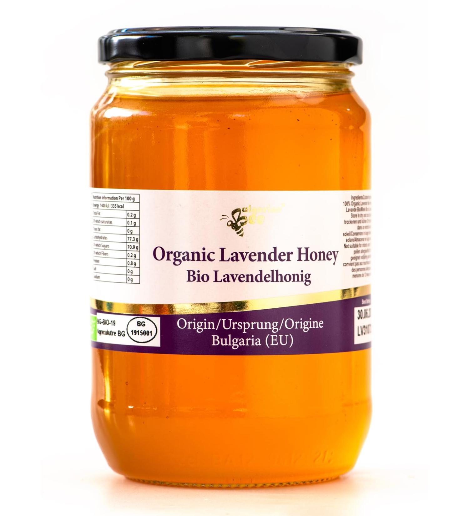 900 g Organic Raw Lavender Blossom Bee Honey - Buy Online on SooperMarket.com