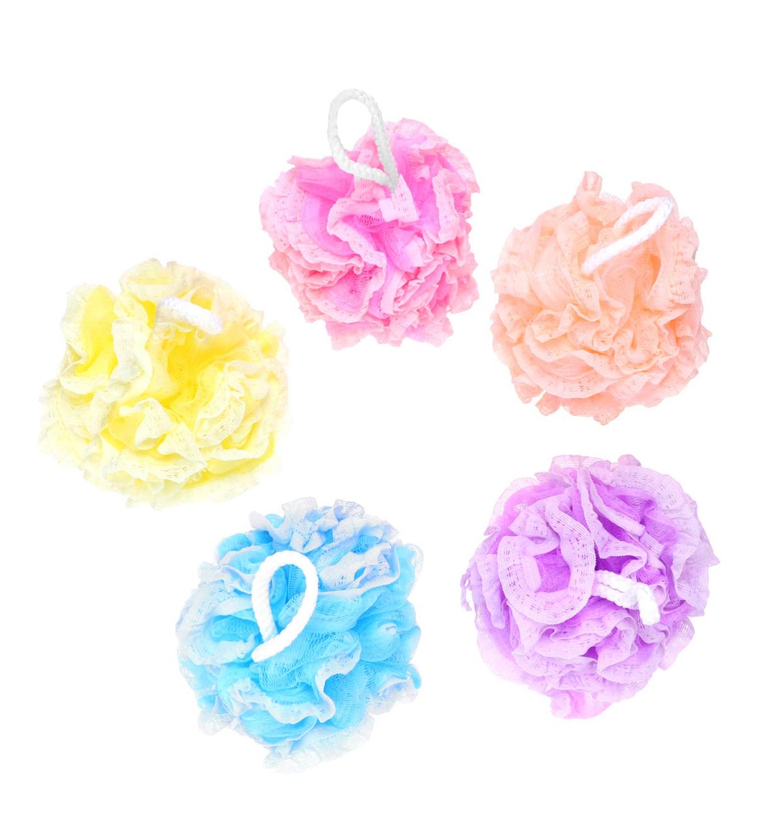 PRETYZOOM Body Scrubbers & Bath Loofahs - Best Shower Sponges for Exfoliating & Bathing | Large Loofah Balls for All Skin Types - Buy Online on SooperMarket.com