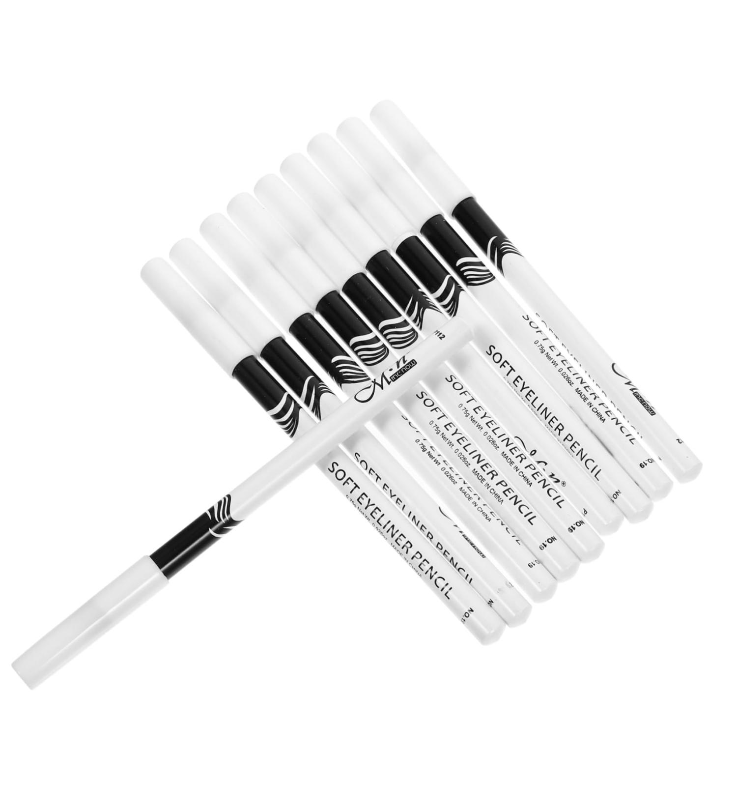 WOFASHPURET Eyes Cosmetic Tools 10pcs Lying Silkworm Eyeliner Highlighter Makeup Eyeliner Pencils Cosmetics Eye Line Pencils Brush - Buy Online on SooperMarket.com