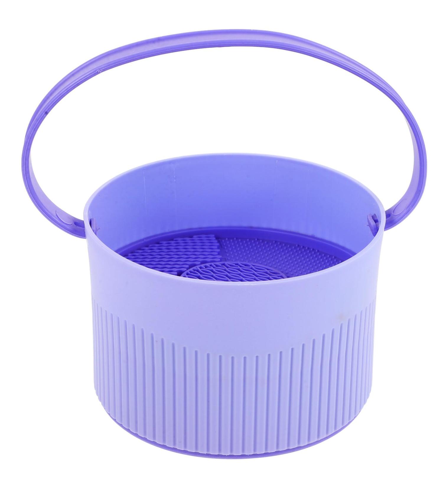 3-in-1 Makeup Brush Cleaner & Organizer | Silicone Cleaning Mat & Storage Bowl for Air Drying | International Shipping - Buy Online on SooperMarket.com