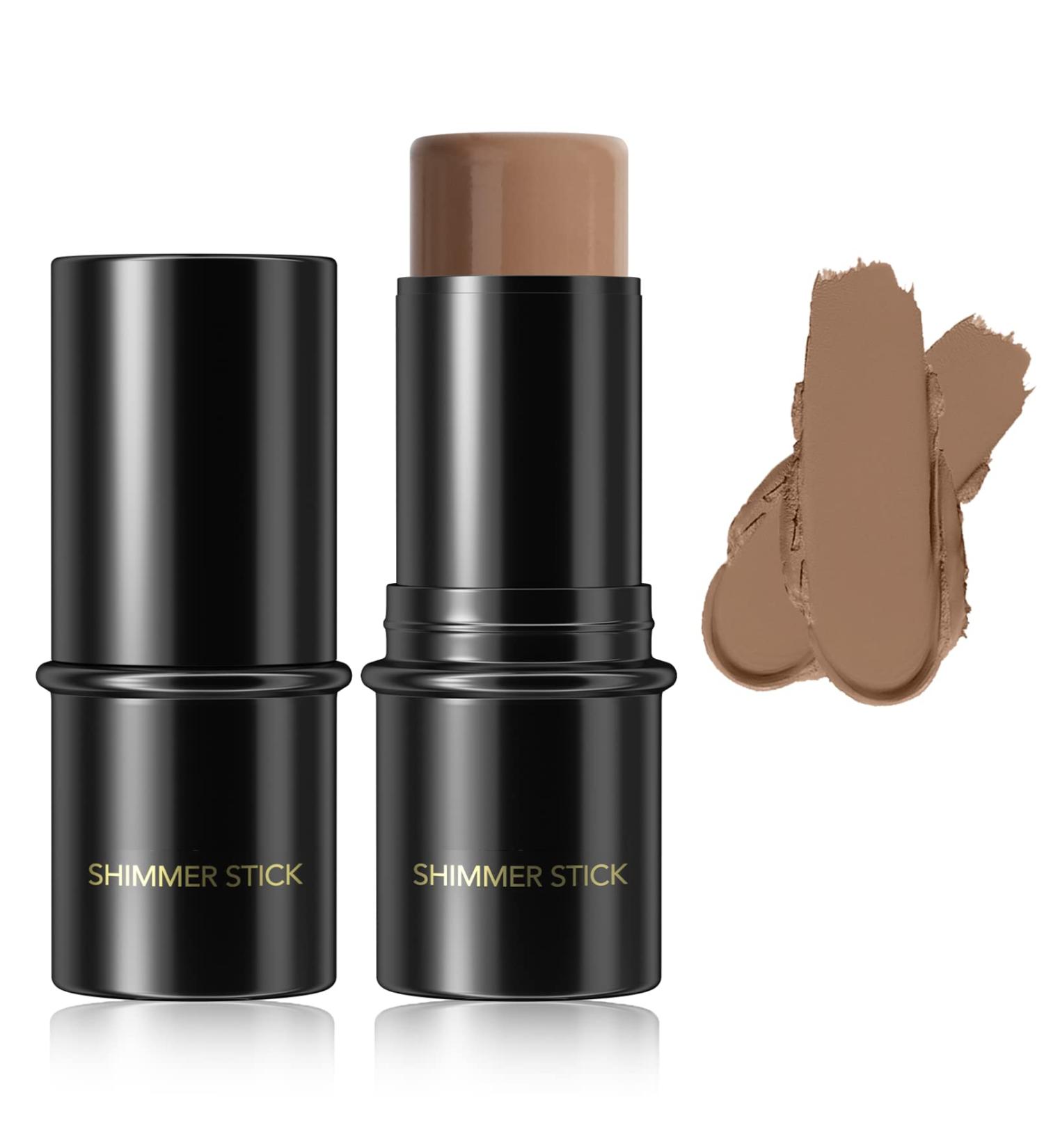 Highlighter Contour Stick for Long-Lasting Glow | Waterproof Makeup Wand for Face & Body | Daily Wear Bronzer | 10#Bronzer 29.00g - Buy Online on SooperMarket.com