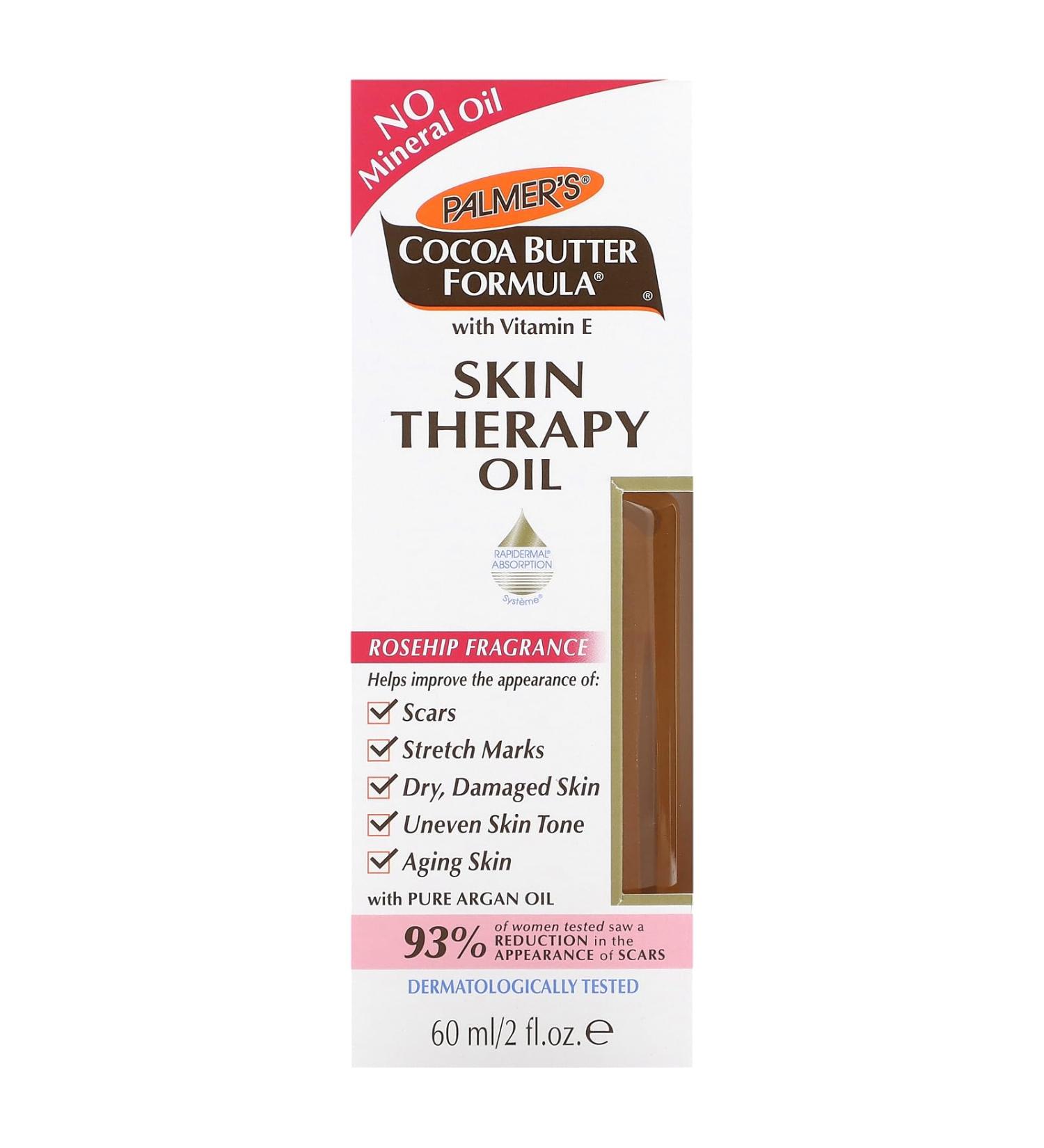 Buy Palmer's Cocoa Butter Formula Skin Therapy Oil with Vitamin E - Rosehip Fragrance 2 oz | Moisturizing & Nourishing Oil for All Skin Types - International Shipping Available - Buy Online on SooperMarket.com