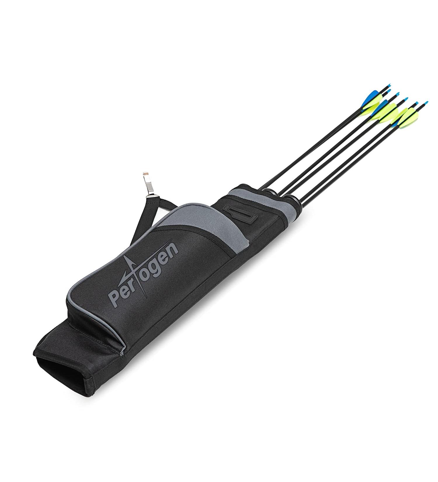Perogen Flipside Archery 3-Tube Hip Quiver - Grey Waist Hanged Carry Bag - Buy Online on SooperMarket.com