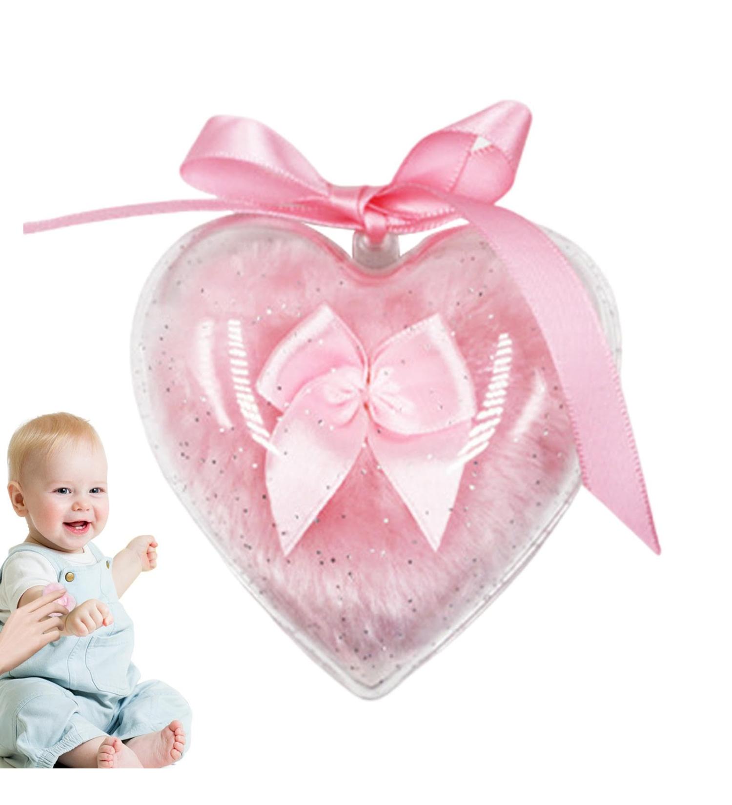 Toseky Makeup Powder Puff | Bowknot Heart Powder Puff Body Powder Puff for Dusting Powder Baby Women Powder Puff for Bath and Travel Pink - Buy Online on SooperMarket.com
