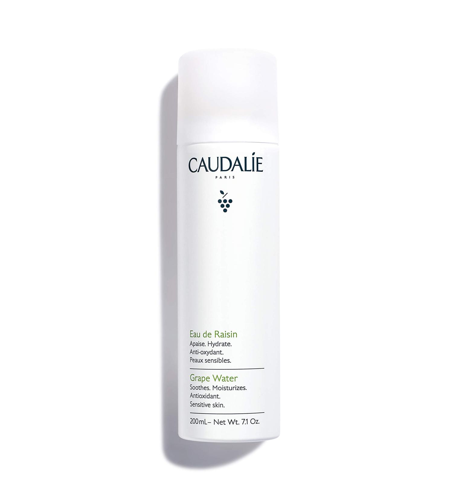 Caudalie Grape Water Face Mist 7.1 Fl Oz - Soothing Facial Spray for Sensitive Skin, Dermatologist Tested, Fragrance-Free - Buy Online on SooperMarket.com