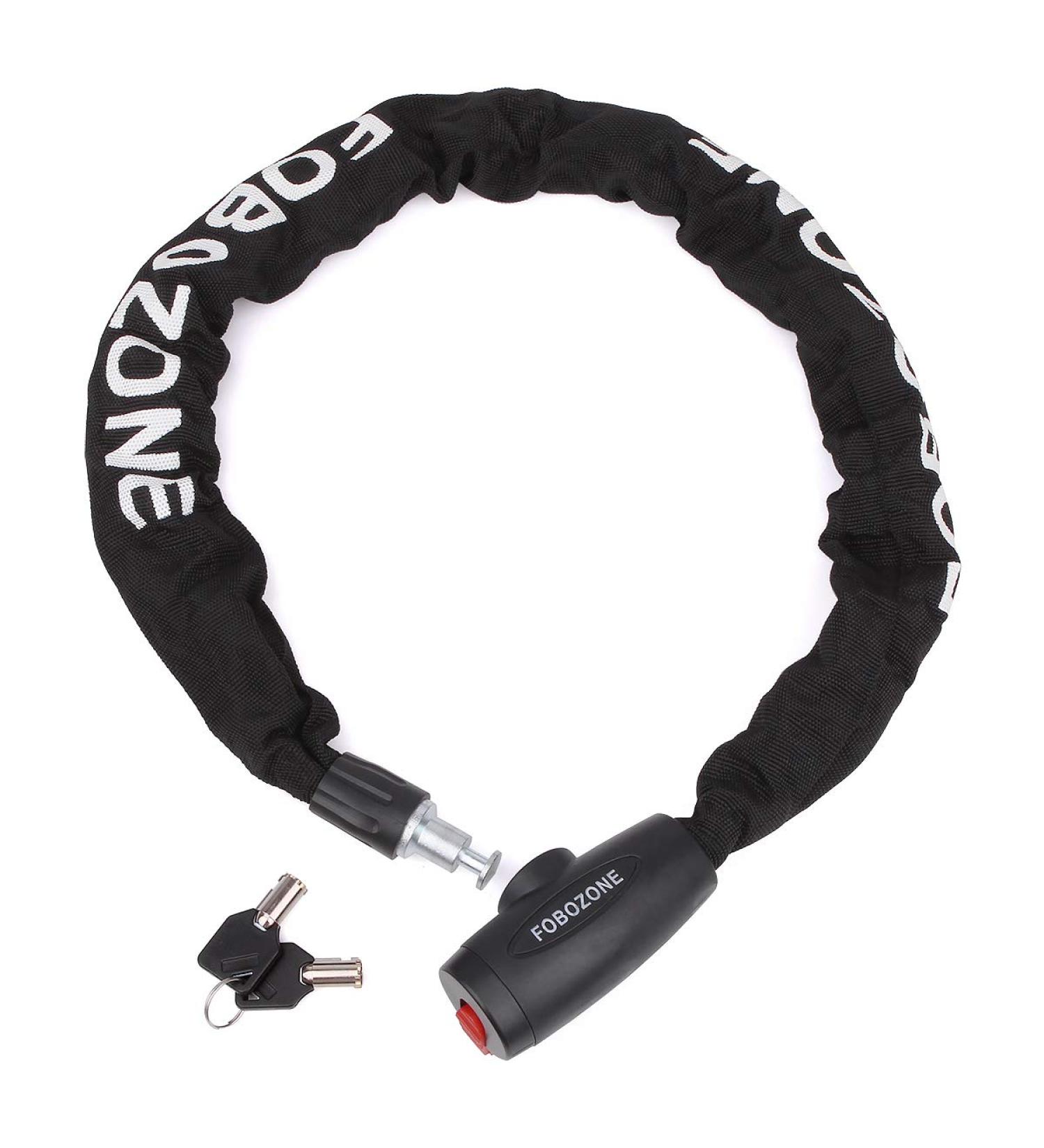 FOBOZONE Solid Manganese Steel Motorcycle/Scooter/Bike Chain Lock - High Security - Buy Online on SooperMarket.com