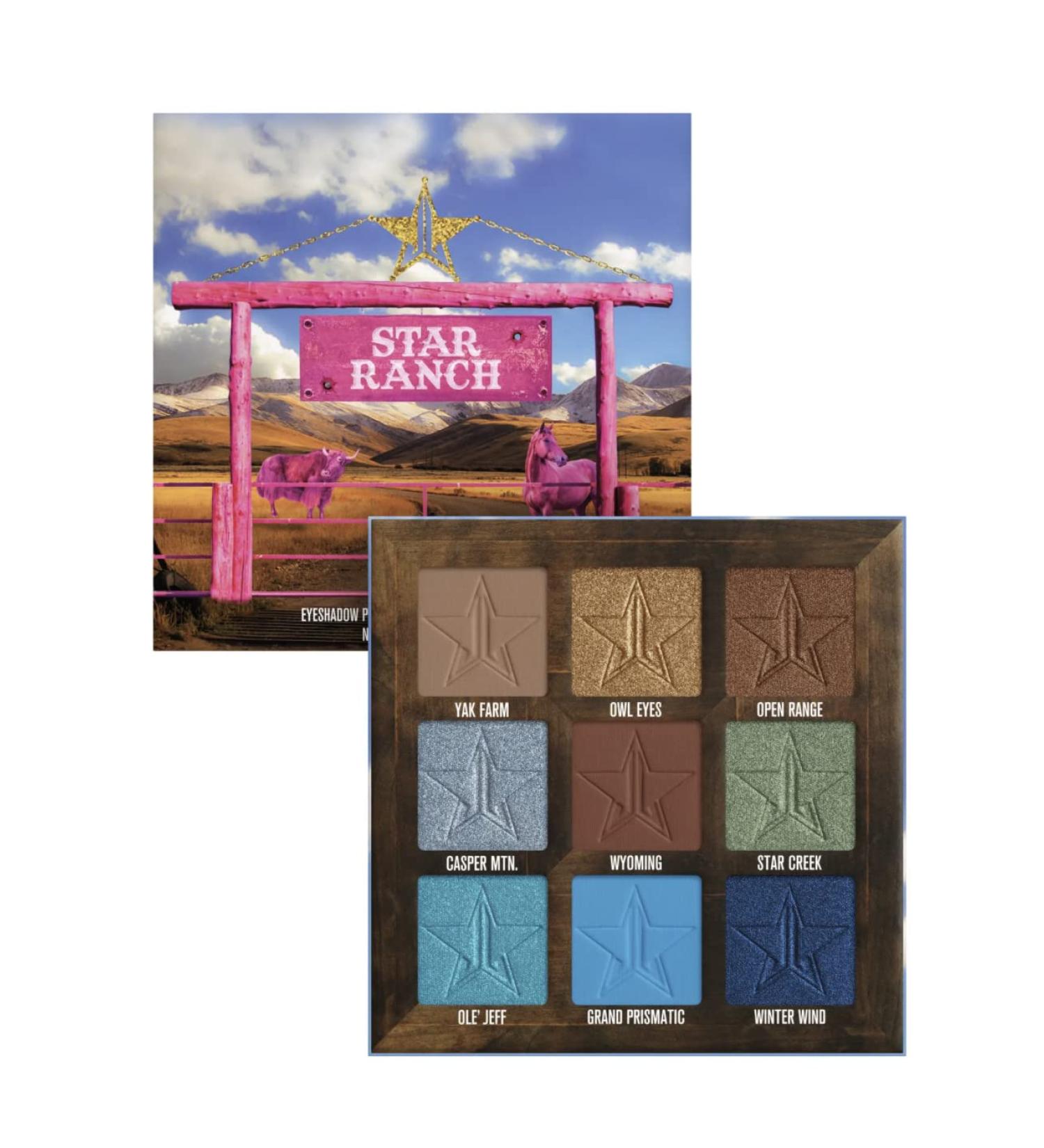 Jeffree Star Cosmetics Star Ranch Mini Eyeshadow Palette - Limited Edition - Buy Online on SooperMarket.com