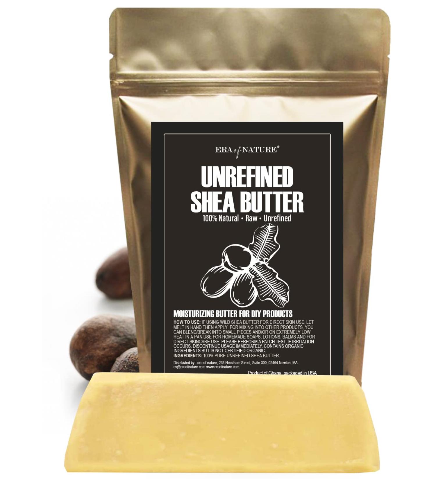 African Ivory White Shea Butter - Raw Organic & Unrefined for Anti-Aging Dry Skin - 16oz - Ideal for DIY Body Butters, Soaps, Lotions, and Lip Balms - From Ghana - Buy Online on SooperMarket.com