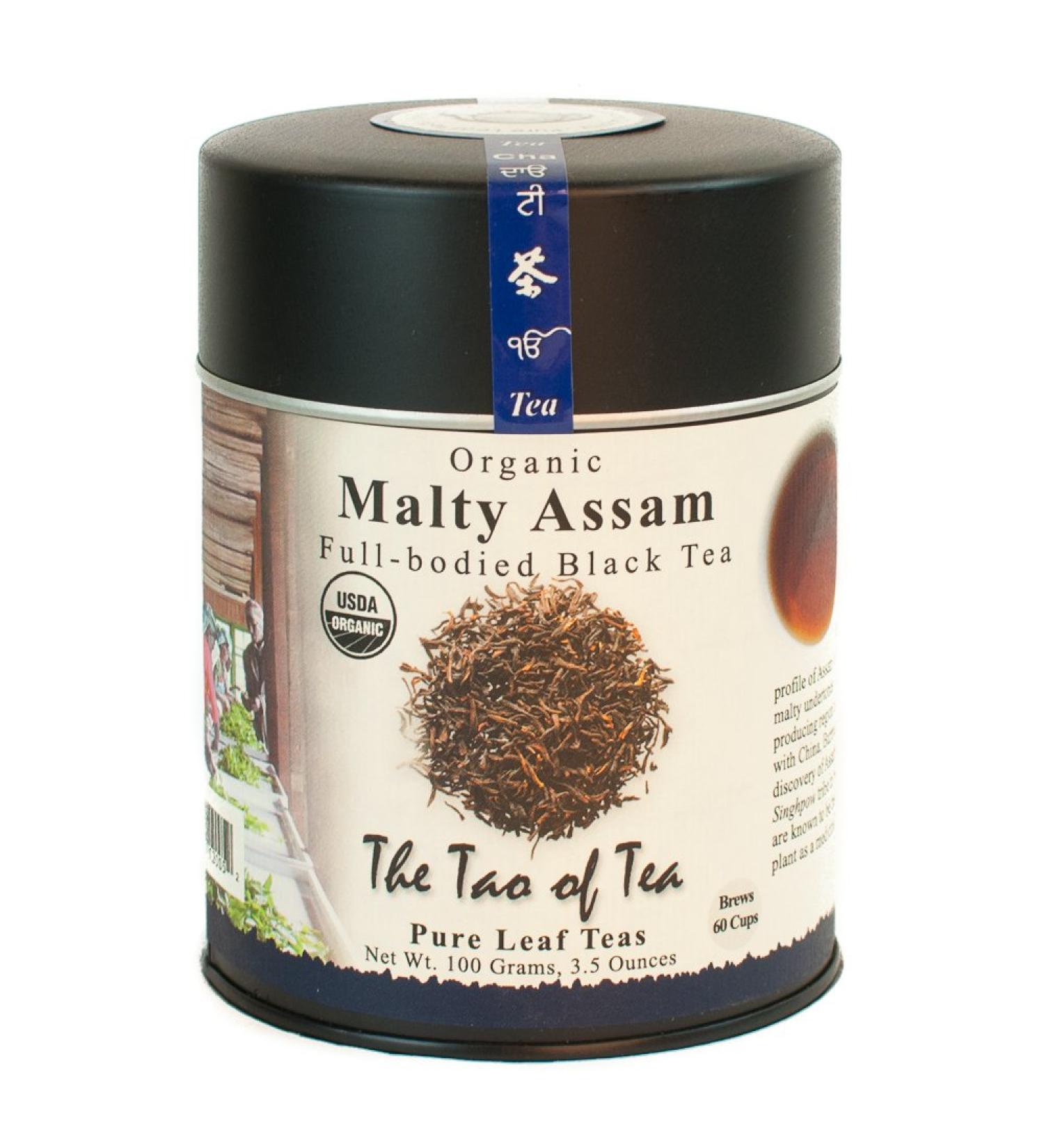 The Tao of Tea Organic Full Bodied Black Tea Malty Assam 3.5 oz (100 g)