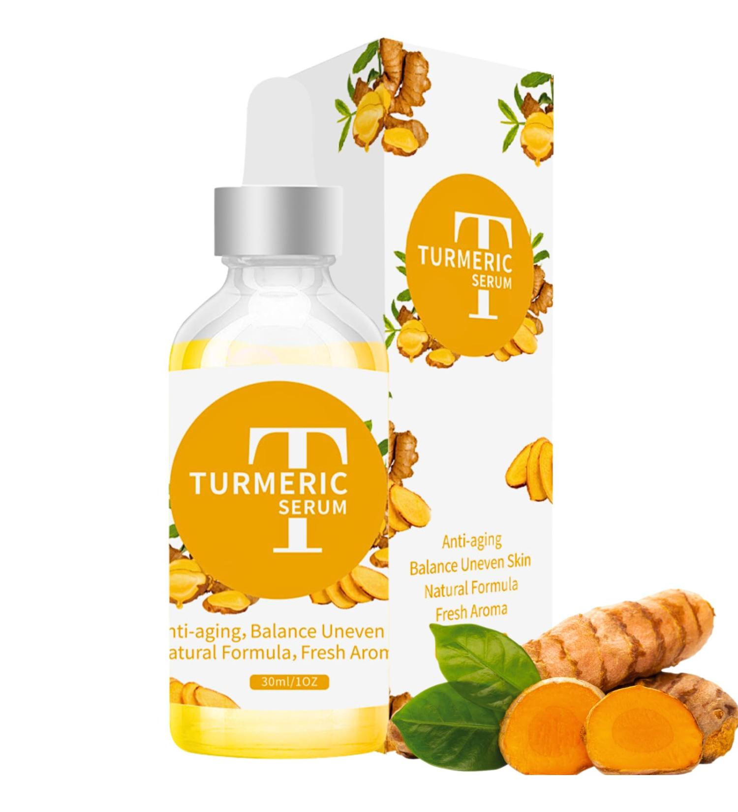 Turmeric Dark Spot Correcting Serum Niacinamide Serum Hydrating Serum Anti Aging Brightening Face Serum For Pure Skin Glow Face Serum Reduce Wrinkles Acne For Face Moisturizes Face Skincare - Buy Online on SooperMarket.com