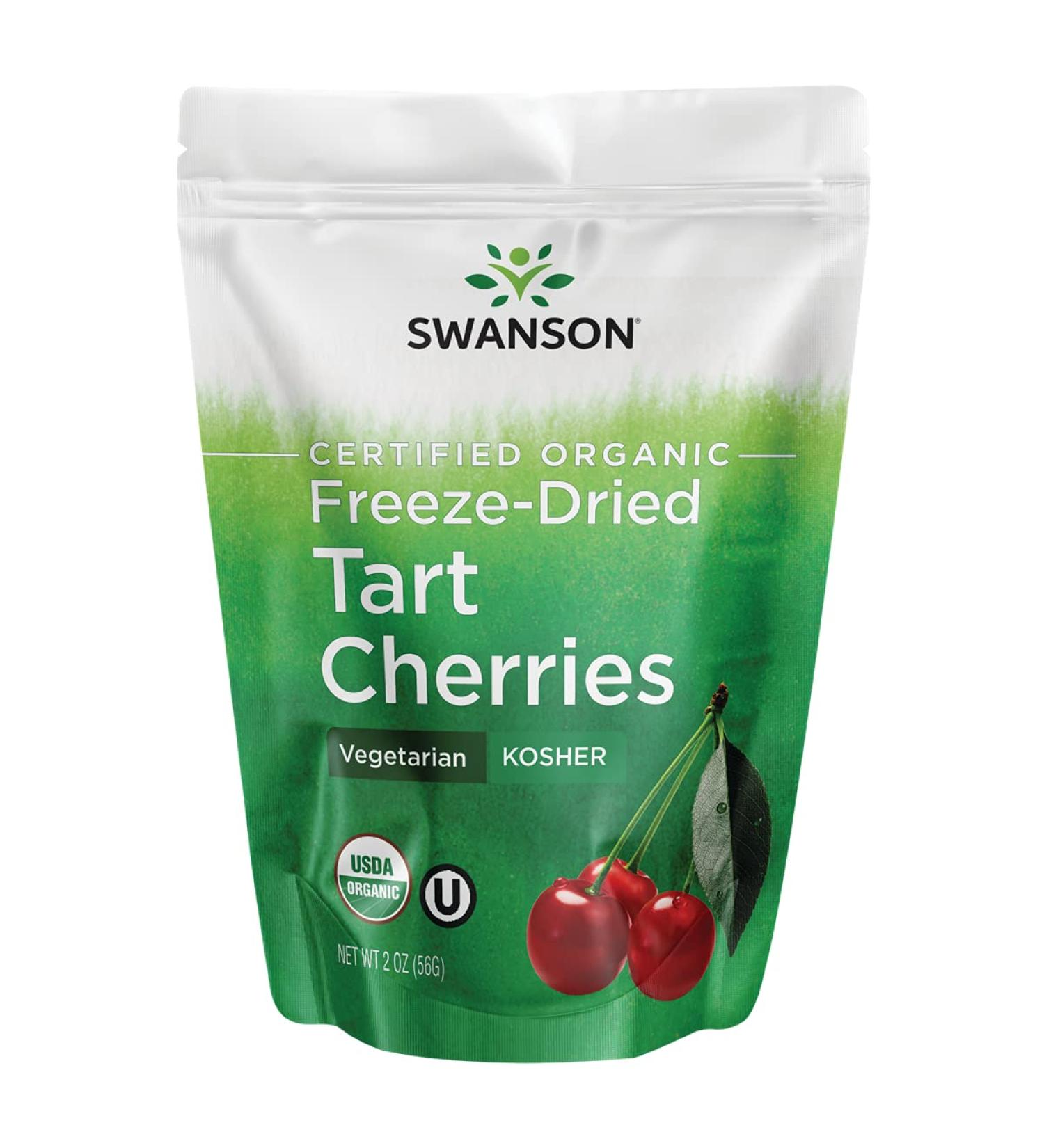 Swanson Freeze-Dried Tart Cherries - Unsweetened 2 oz (56g) Pkg - Buy Online on SooperMarket.com