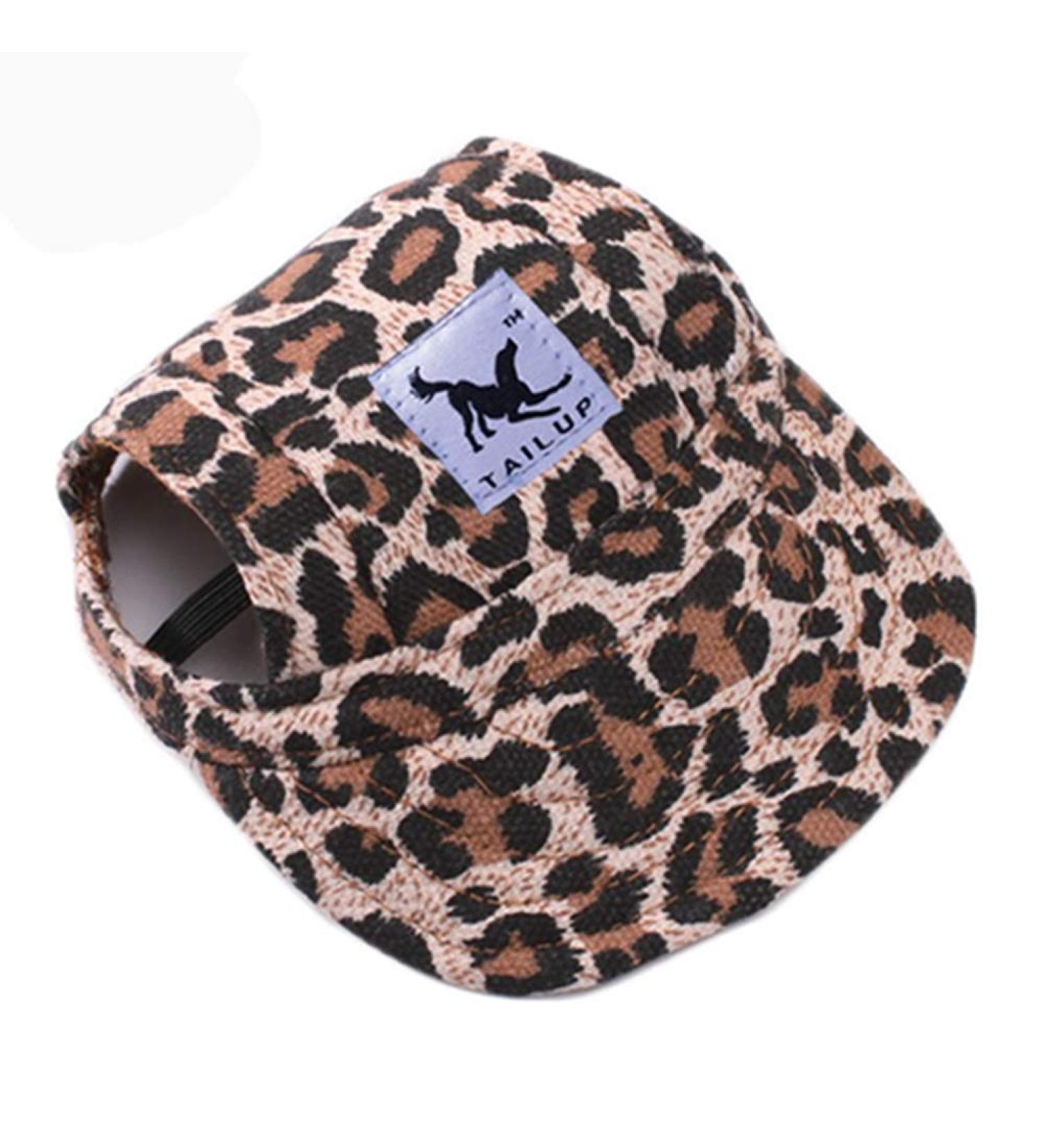 EGURS Dog & Cat Baseball Hats - Peace Sunbonnet Connection for Small Medium Large & XL Pets - Leopard Pattern - Buy Online on SooperMarket.com
