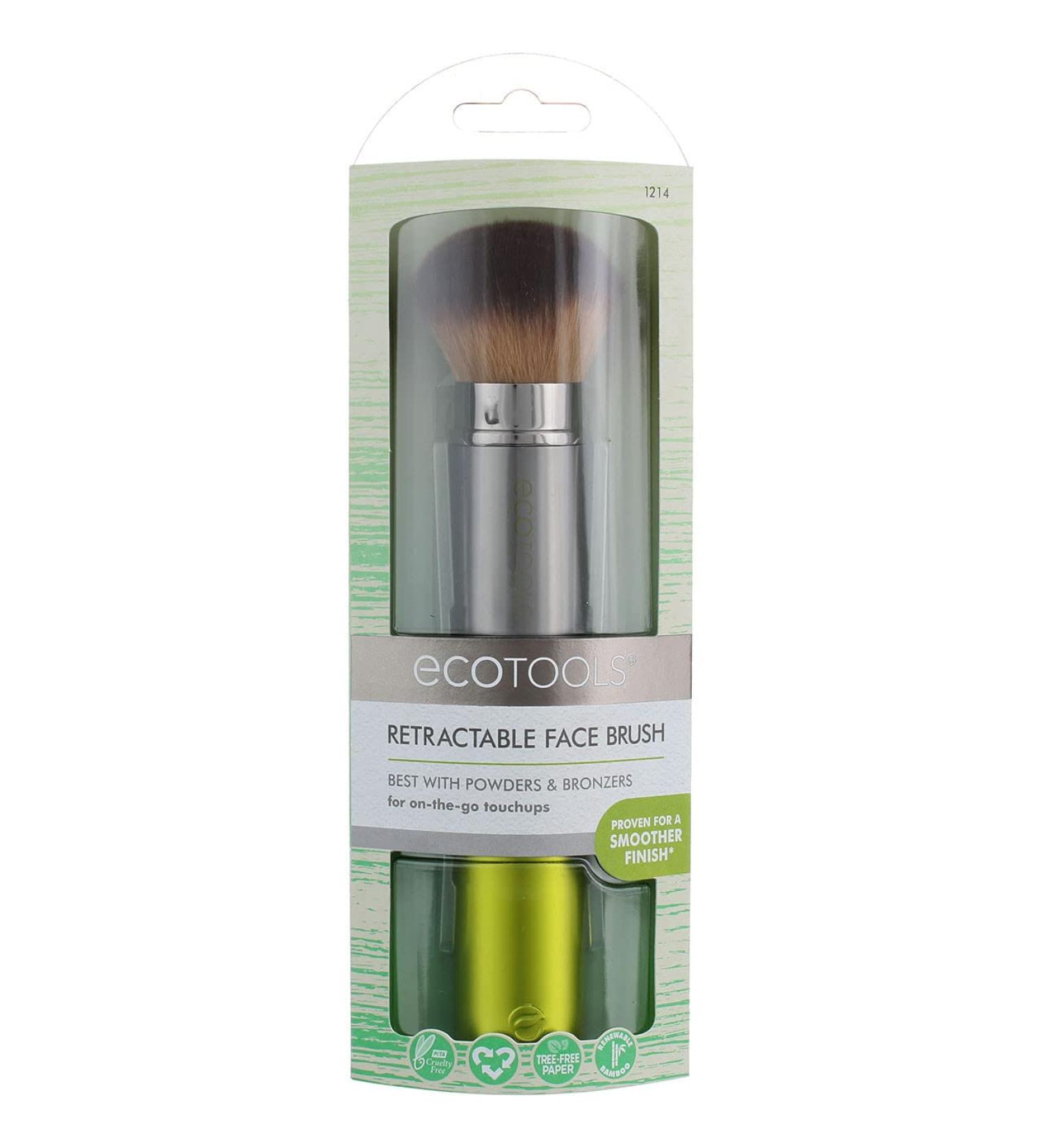 EcoTools Retractable Face Brush - Eco-Friendly Makeup Brush for Flawless Application - Buy Online on SooperMarket.com