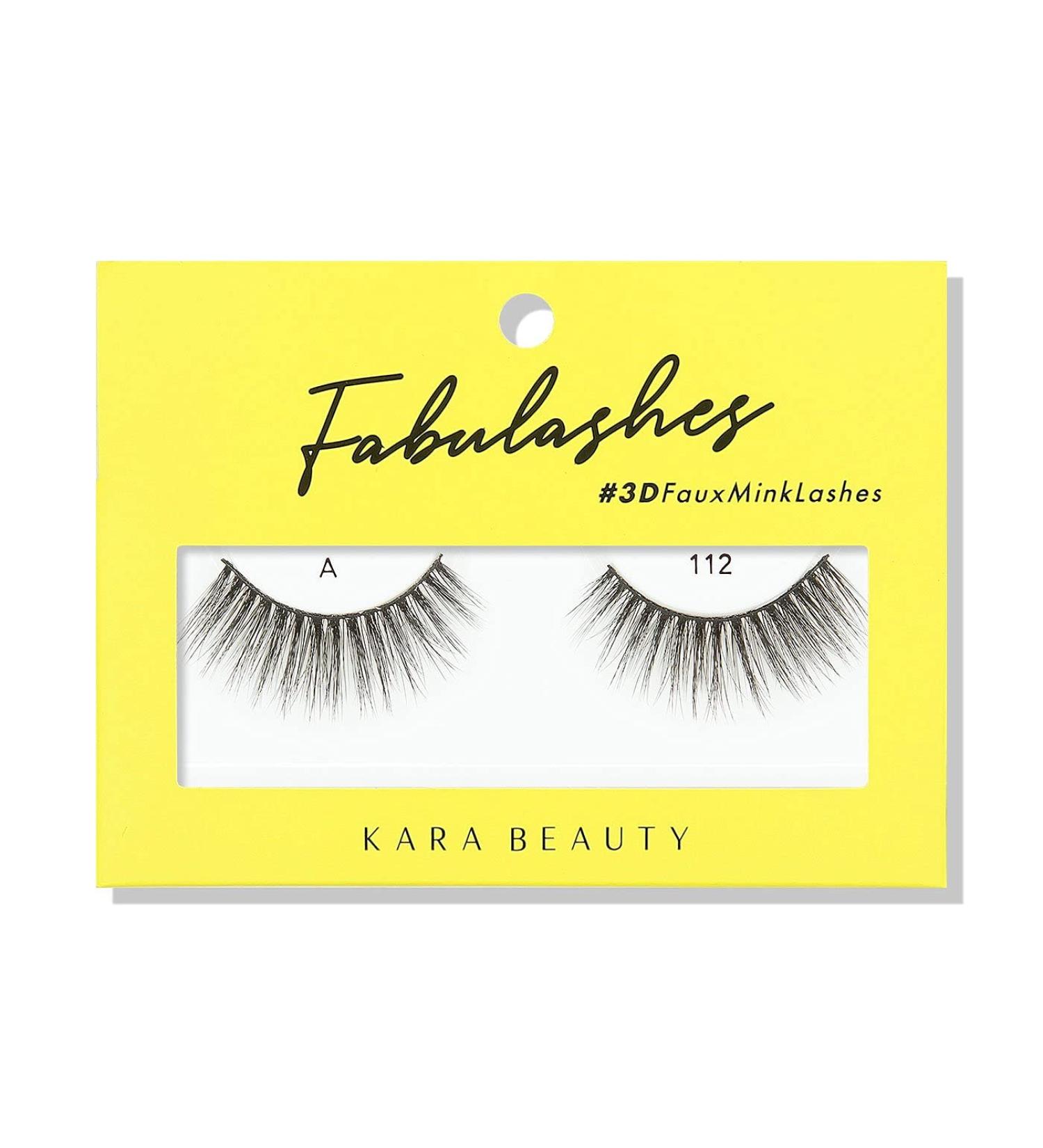 KARA BEAUTY FABULASHES 3D Faux Mink False Eyelashes - Style A112