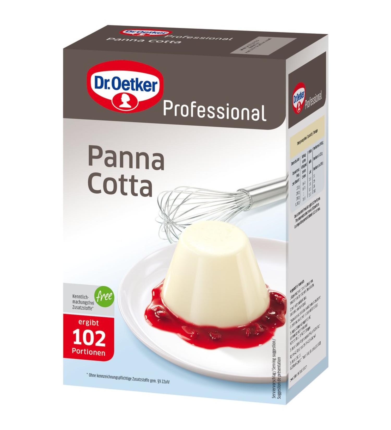 Buy Dr. Oetker Professional Panna Cotta Dessert Powder 1.1 kg | International Shipping Available - Buy Online on SooperMarket.com