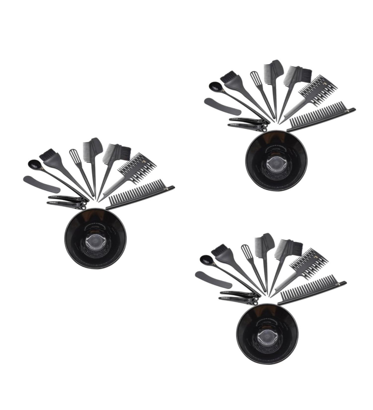 minkissy 3 Sets Highlight Brush Hair Tools for Hair Tint Dying Hair Color Mixing Brush Bowls Hair Color Brush Hair Color Mixing Bowls Hair Dying Brush Dye Comb Hairdressing Tool Hair Dye - Buy Online on SooperMarket.com
