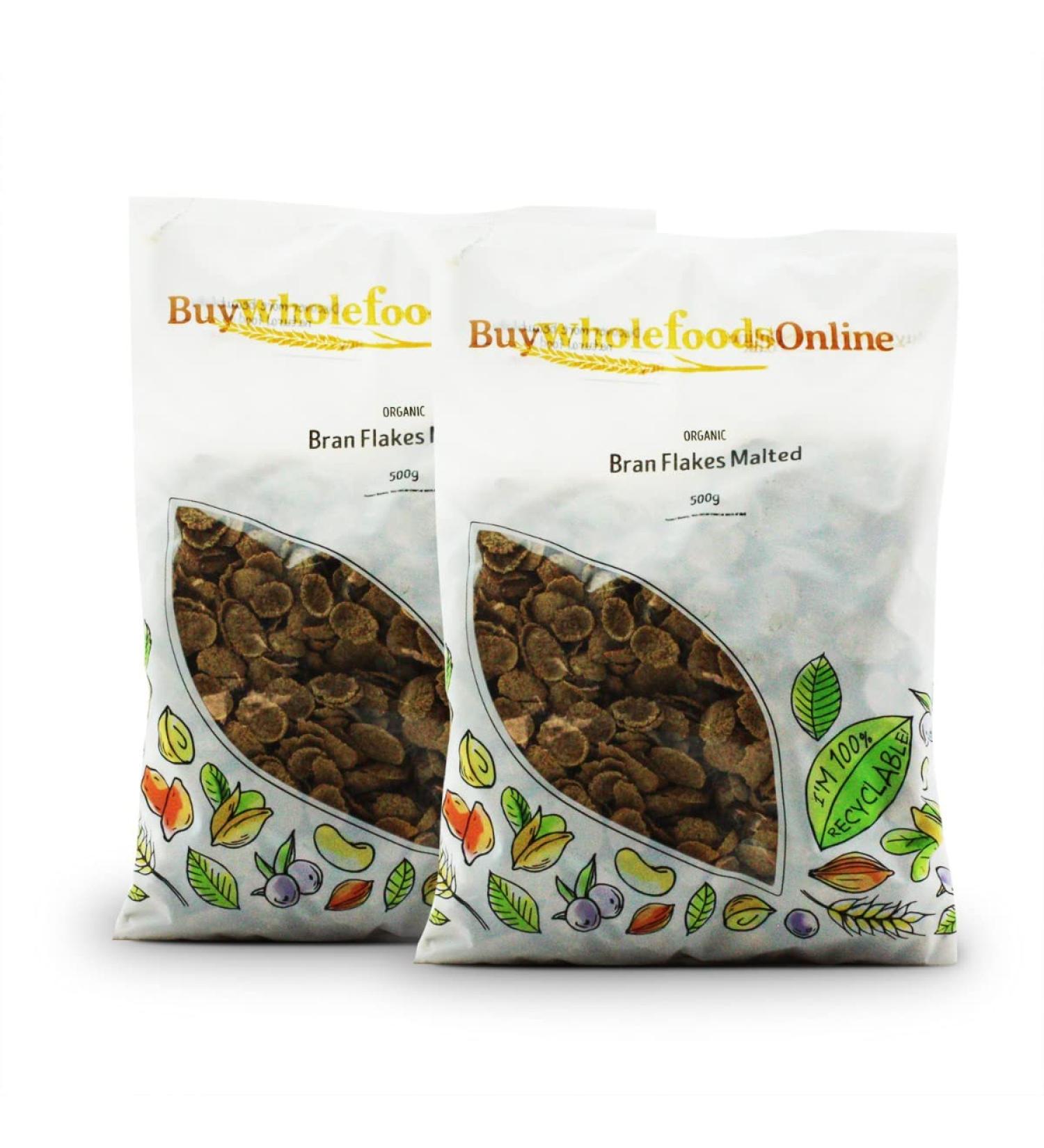 Organic Bran Flakes Malted 1kg (BWFO)
