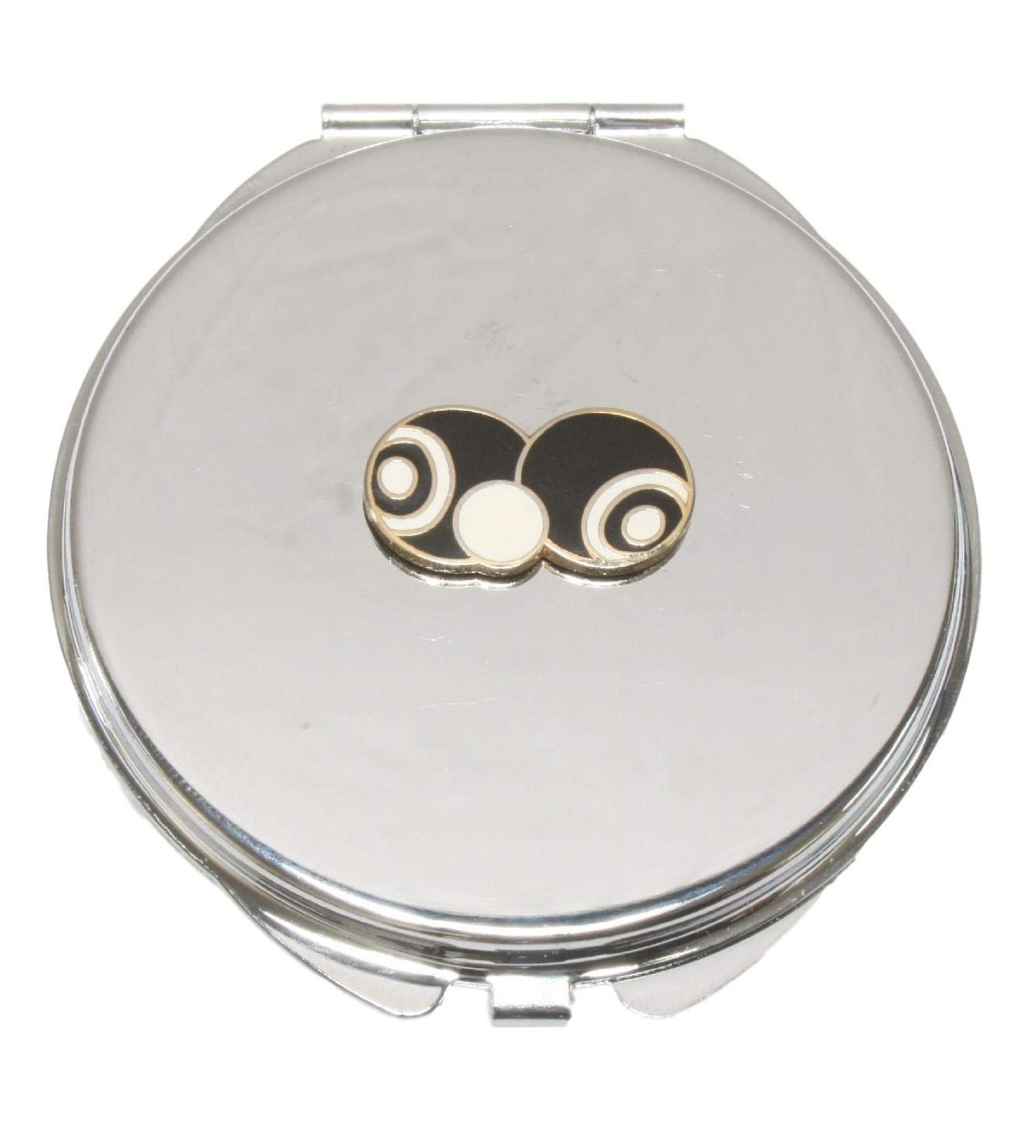 Bowls & Jack Black Enamel Compact Mirror Handbag Gift With Free Engraving 40 - Buy Online on SooperMarket.com