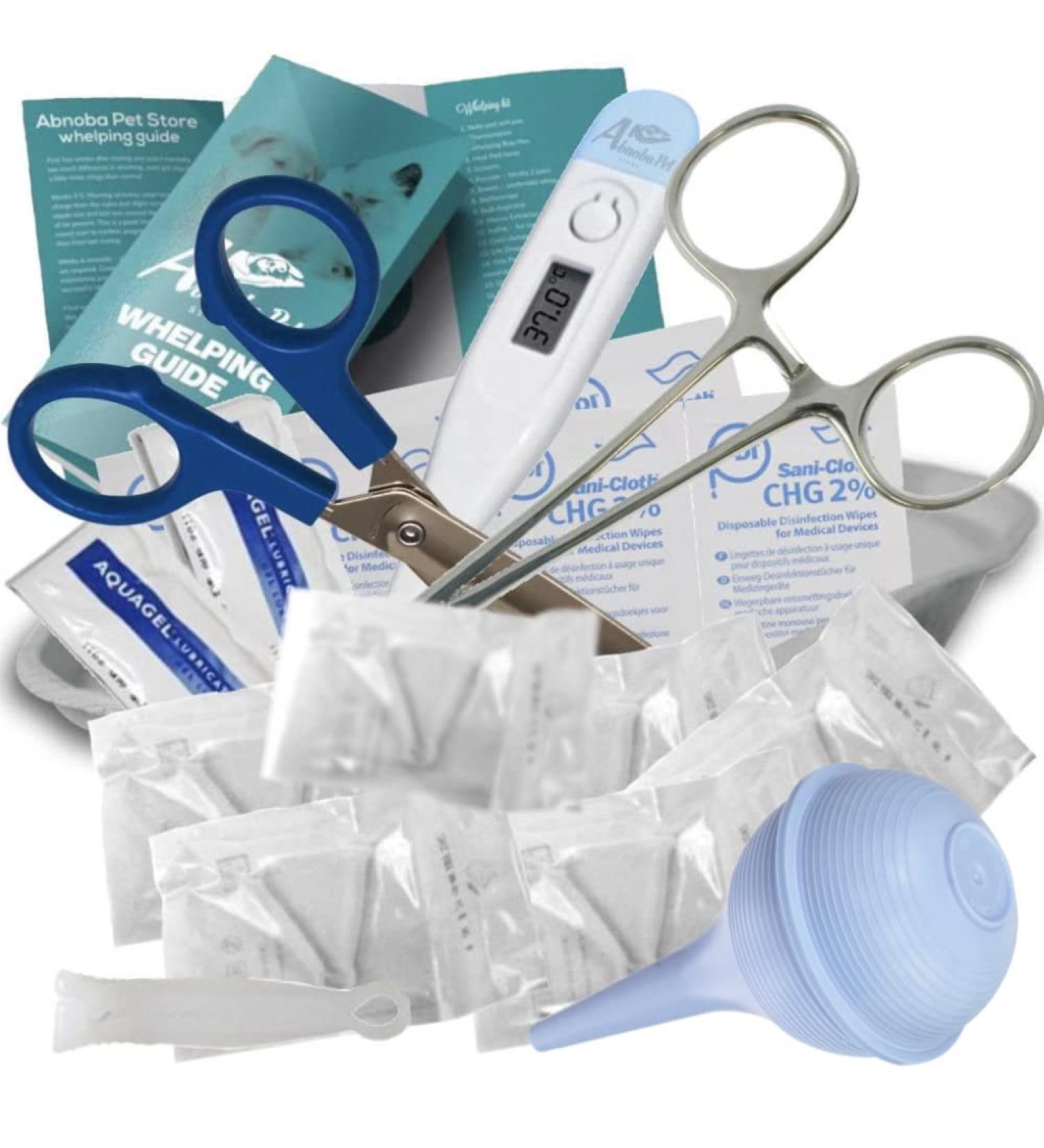 Alpha Dog Puppy full Whelping Kit pet birthing set Aspirator Welping Guide (849) - Buy Online on SooperMarket.com