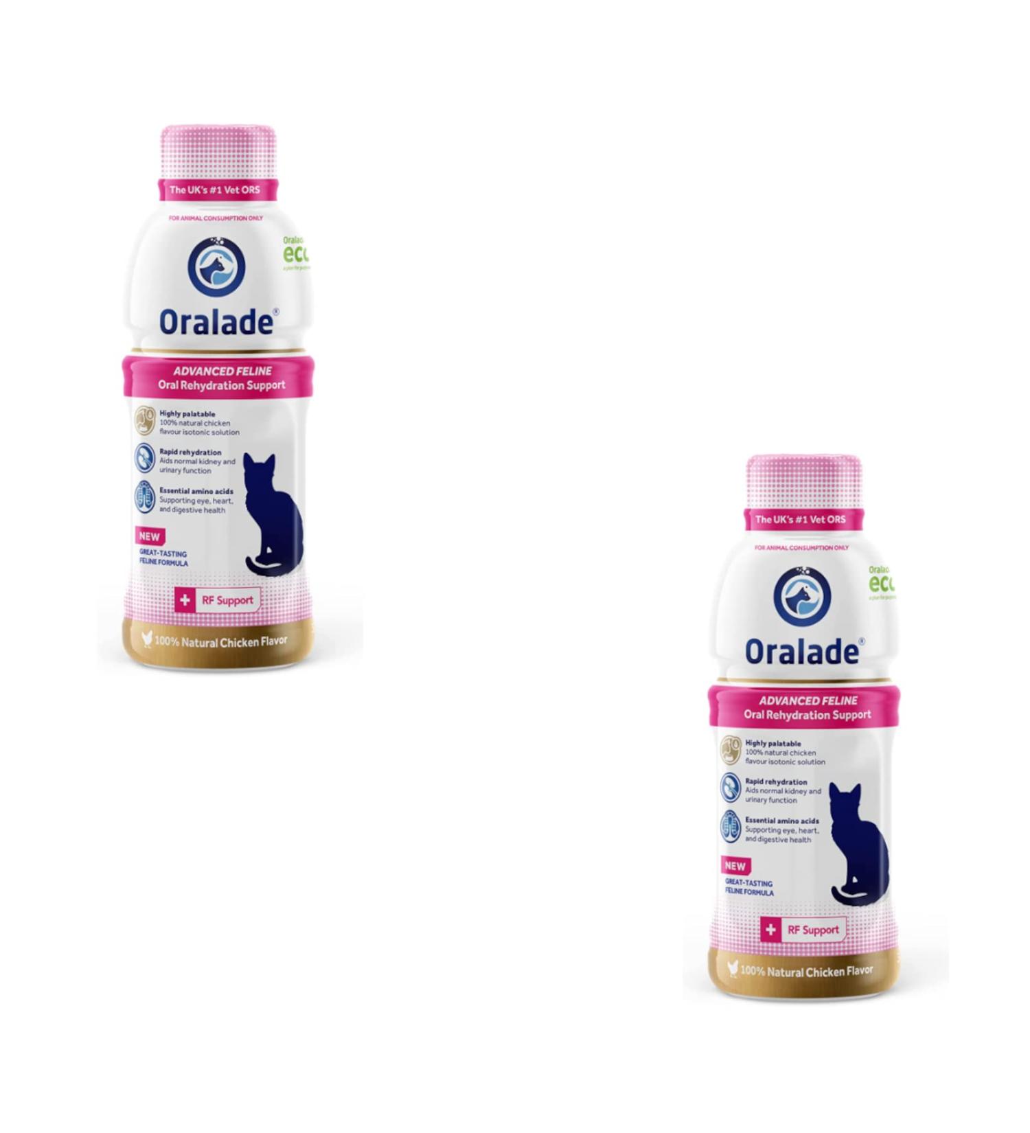 Oralade RF Support - Electrolyte Solution for Cats - Twin Pack (2 x 330ml) | International Shipping Available - Buy Online on SooperMarket.com