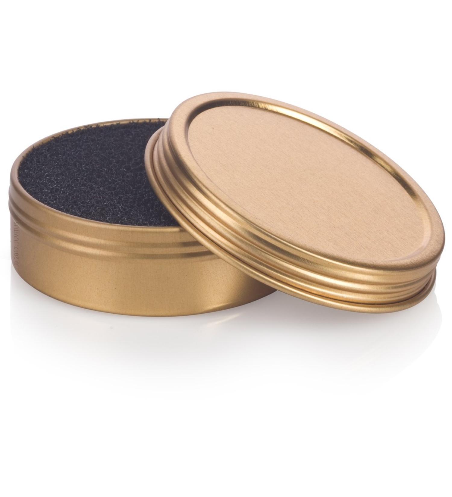 Makeup Brush Cleaner Sponge - Quick Color Switch for Eyeshadow Blush Foundation | 2 oz Gold Tin - Travel-Friendly Perfect for Makeup Bags & Gym - Buy Online on SooperMarket.com
