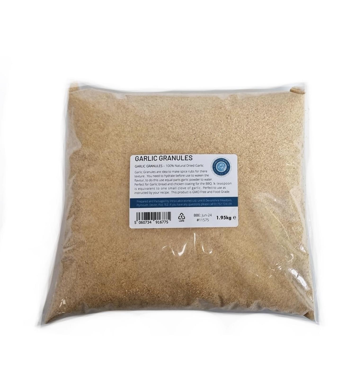 Entirely Ingredients - Garlic Granules 1.95kg - Food Grade - Premium quality - Buy Online on SooperMarket.com