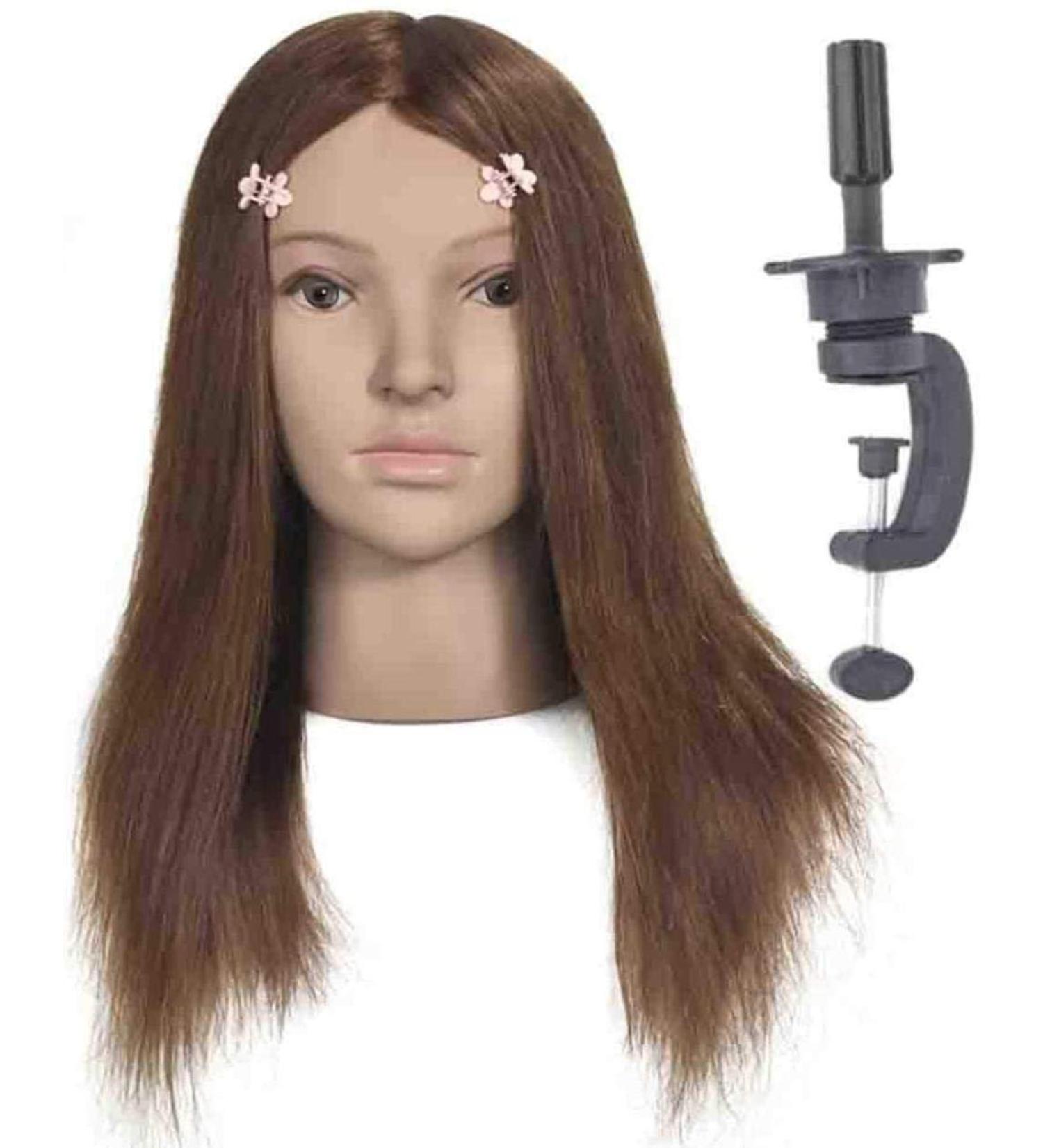 Tailor Puppet Female Model Head - Bridal Hair Exercise & Barber Training Dummy | Perfect for Perms & Coloring - Buy Online on SooperMarket.com