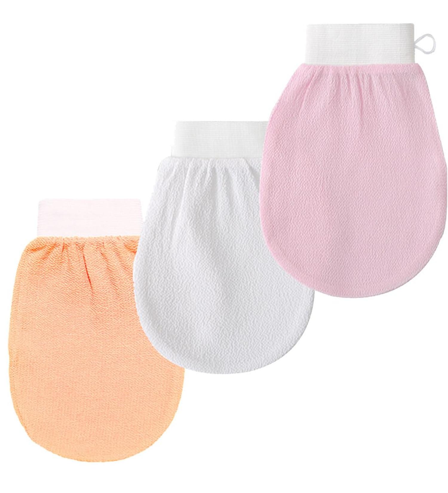 The Kessa Kessa Exfoliating Glove Moroccan Kessa Glove Kessa Glove Shower Glove Moroccan Exfoliating Kessa Glove (3PCS-B) - Buy Online on SooperMarket.com