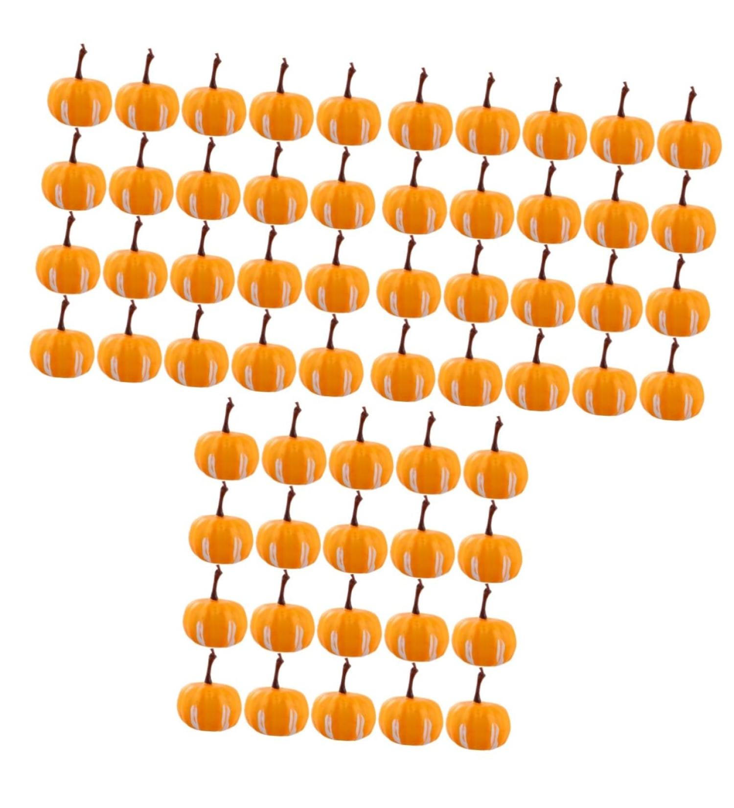 PRETYZOOM 60 pcs Halloween pumpkin simulation small pumpkin halloween manual Accessories little pumpkin pumpkin Halloween pumpkin decoration fake pumpkin simulation pumpkin Foam decorate Yellowx3pcs 2.2X3.4CMx3pcs - Buy Online on SooperMarket.com