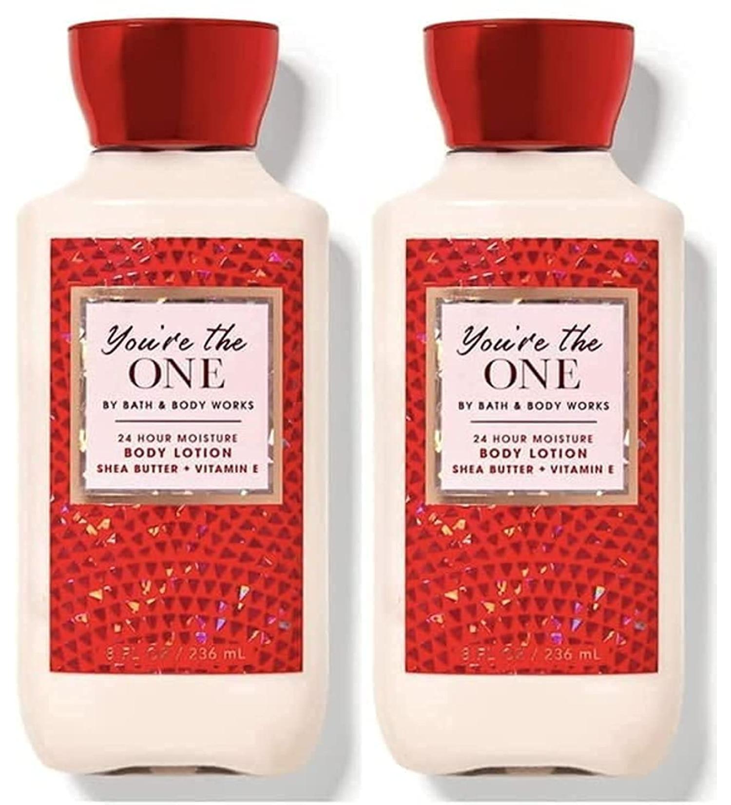 Bath and Body Works You're the One Super Smooth Body Lotion Sets Gift For Women 8 Oz -2 Pack (You're the One)